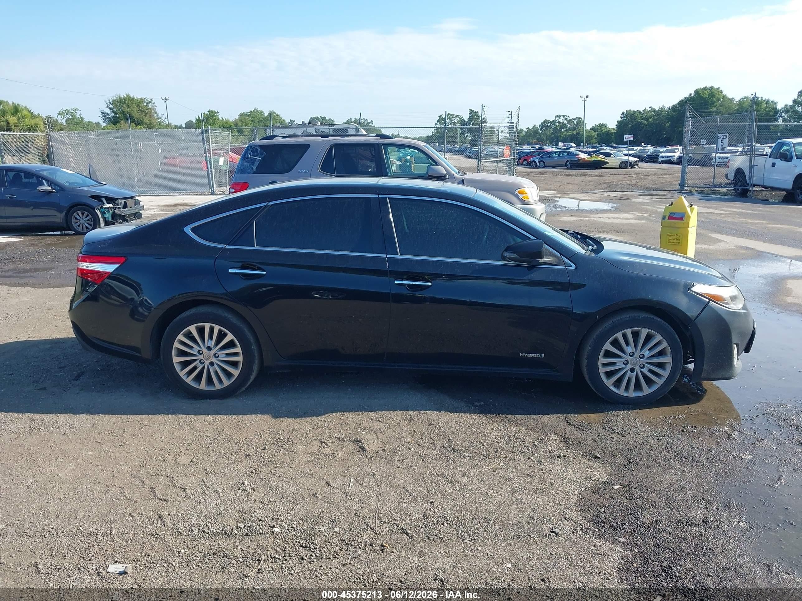 2015 Toyota Avalon Hybrid Xle Touring Black vin: 4T1BD1EB5FU042173