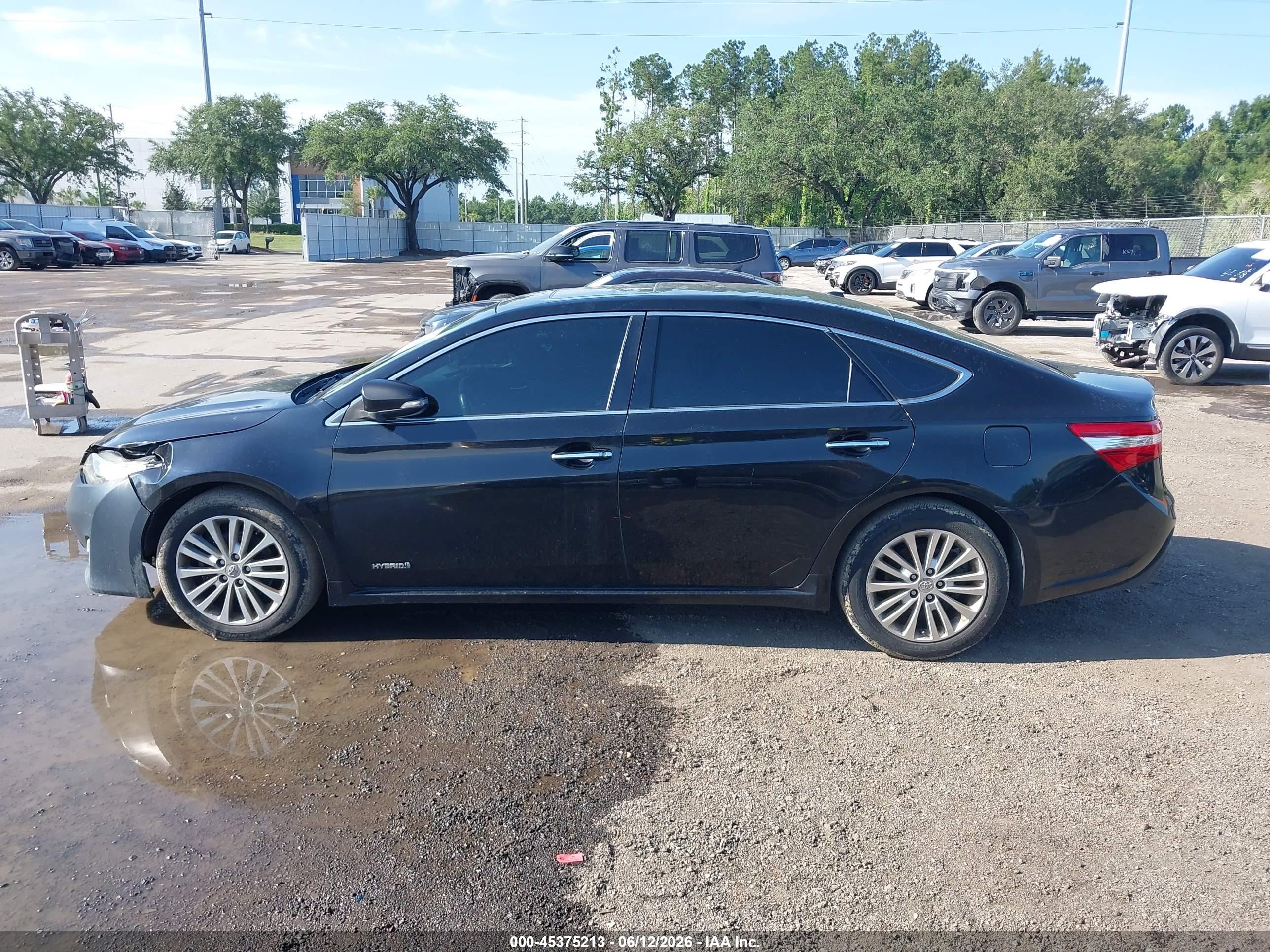2015 Toyota Avalon Hybrid Xle Touring Black vin: 4T1BD1EB5FU042173