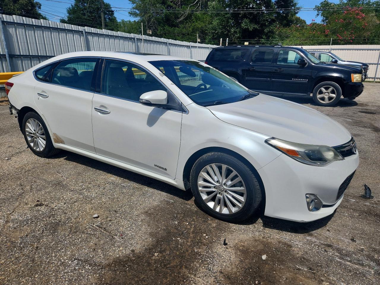 2015 Toyota Avalon Hybrid Limited White vin: 4T1BD1EB5FU043792