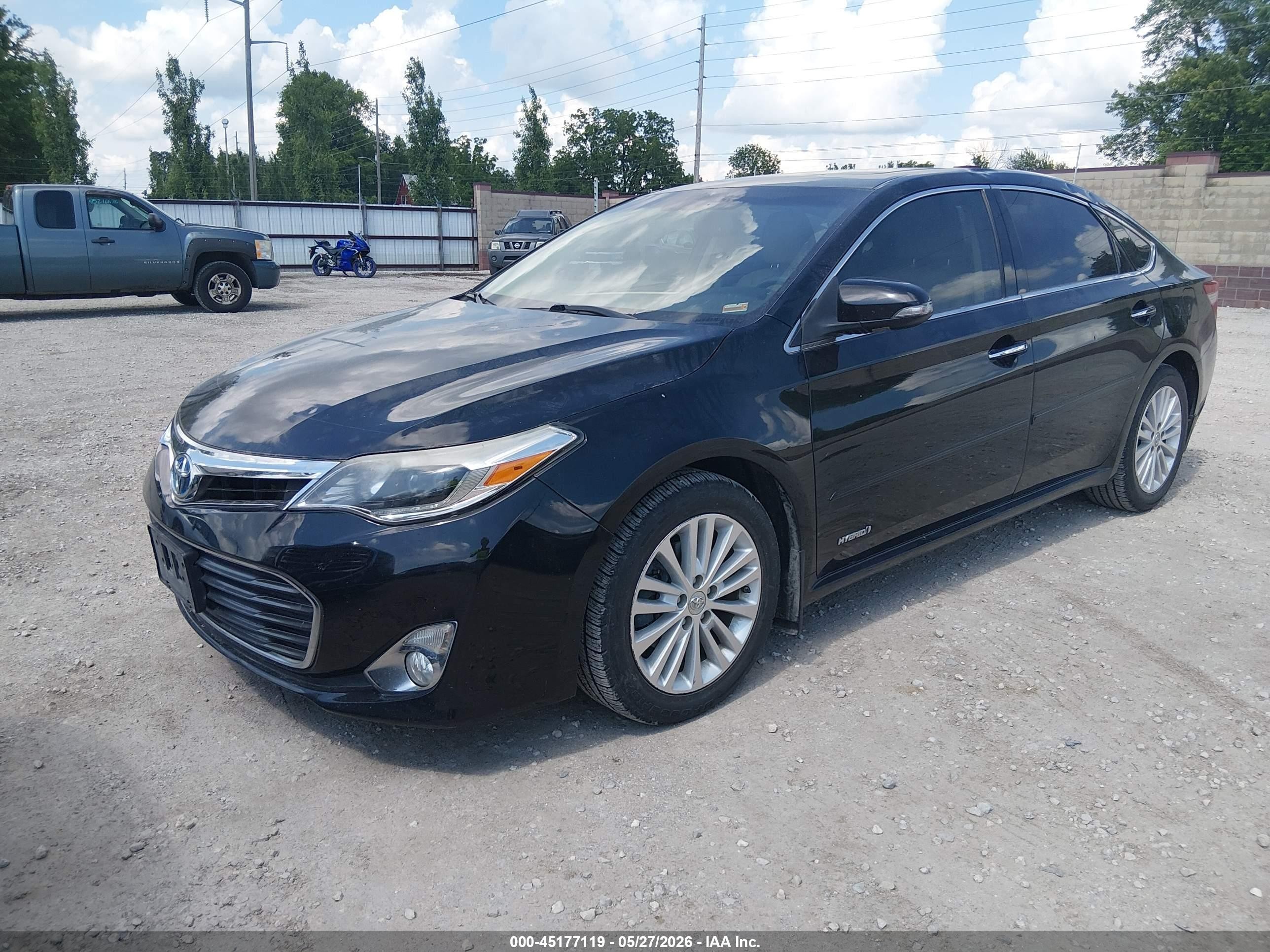 2015 Toyota Avalon Hybrid Limited Black vin: 4T1BD1EB5FU045445