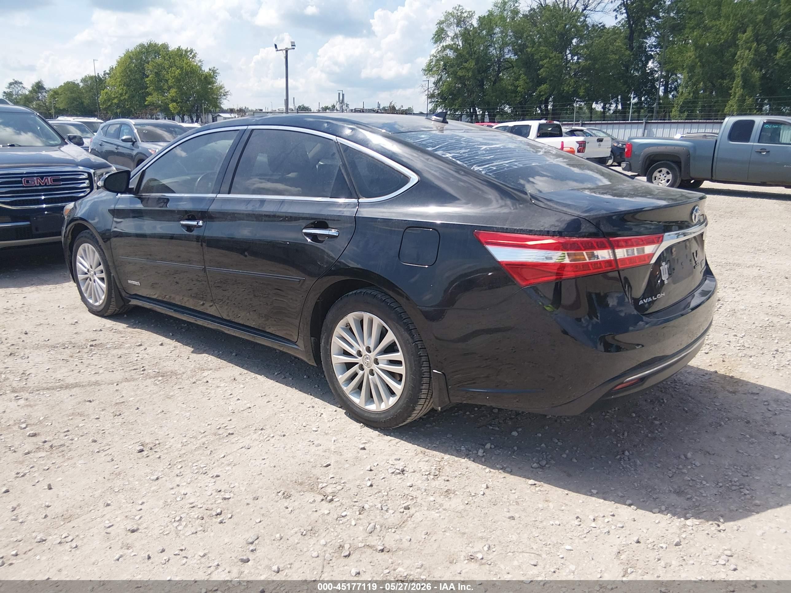 2015 Toyota Avalon Hybrid Limited Black vin: 4T1BD1EB5FU045445