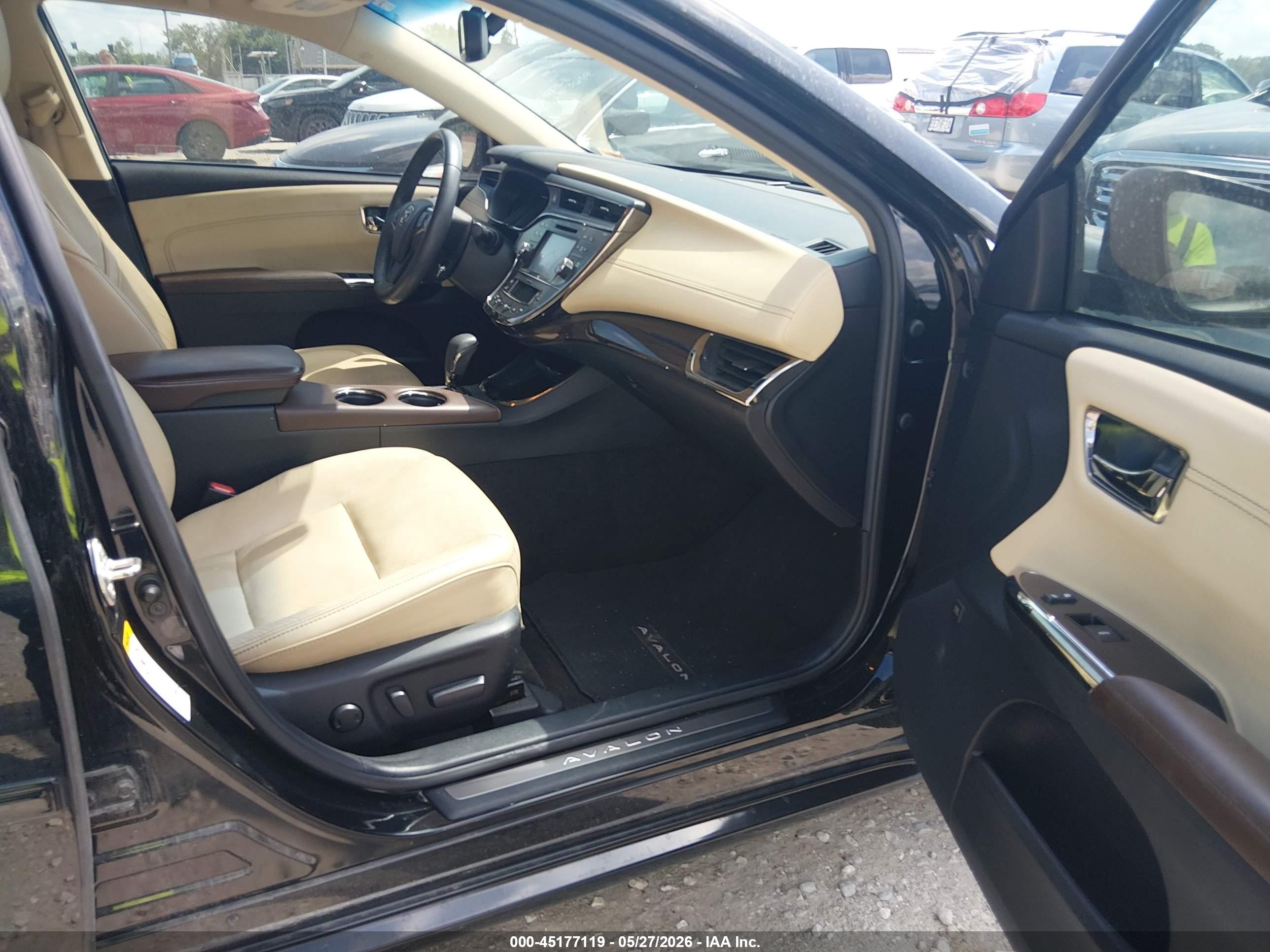 2015 Toyota Avalon Hybrid Limited Black vin: 4T1BD1EB5FU045445