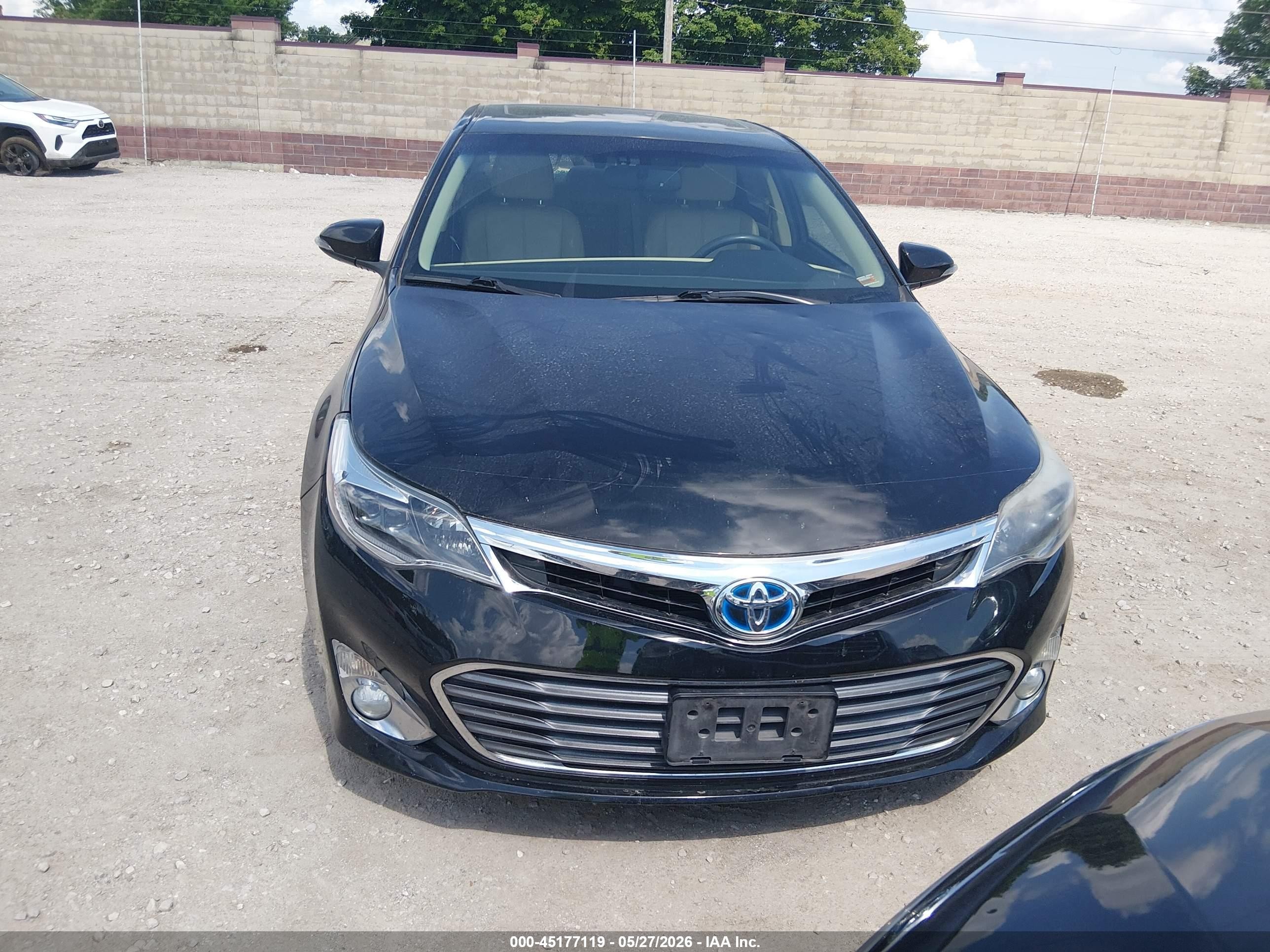 2015 Toyota Avalon Hybrid Limited Black vin: 4T1BD1EB5FU045445
