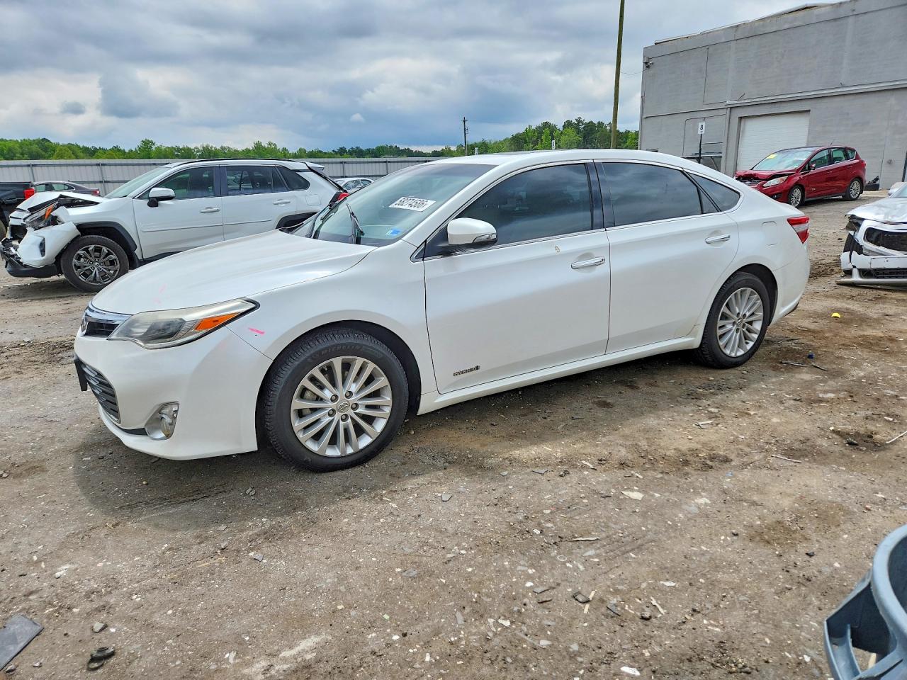 2015 Toyota Avalon Hybrid Limited Белый vin: 4T1BD1EB5FU046496