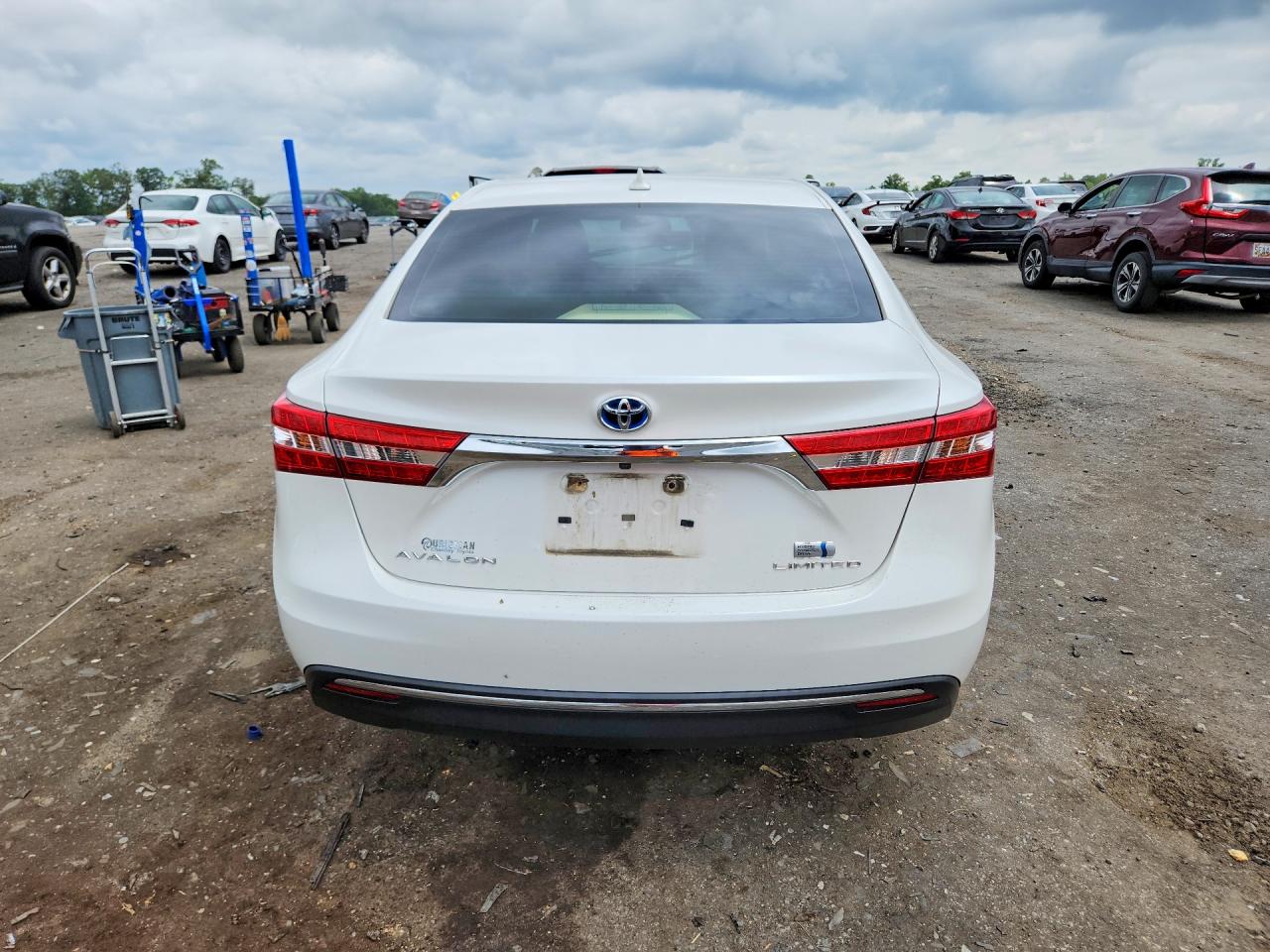 2015 Toyota Avalon Hybrid Limited Белый vin: 4T1BD1EB5FU046496