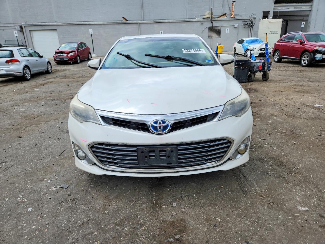 2015 Toyota Avalon Hybrid Limited Белый vin: 4T1BD1EB5FU046496
