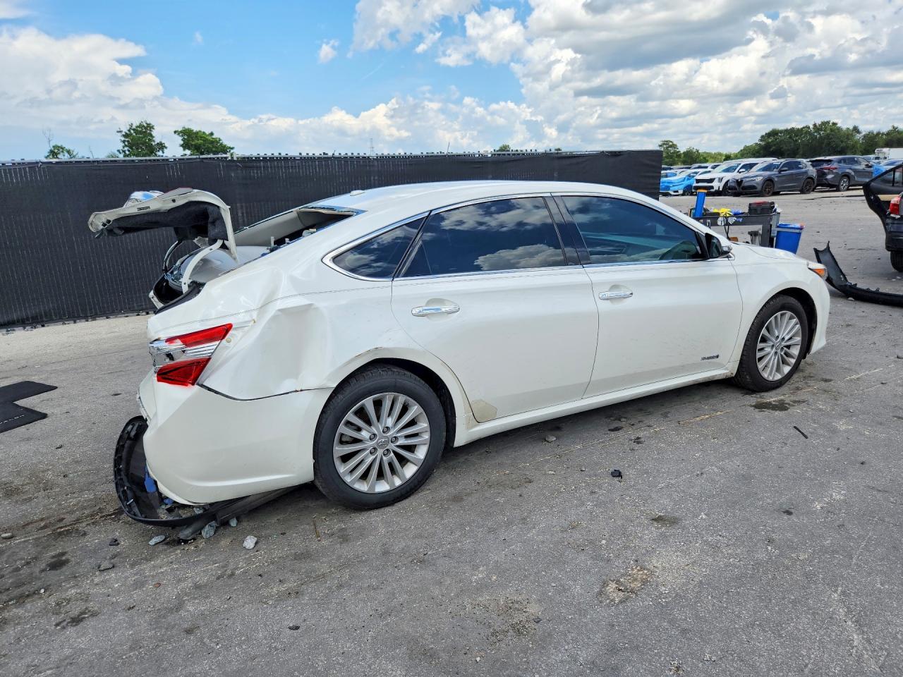 2013 Toyota Avalon Hybrid Xle Touring White vin: 4T1BD1EB6DU012855