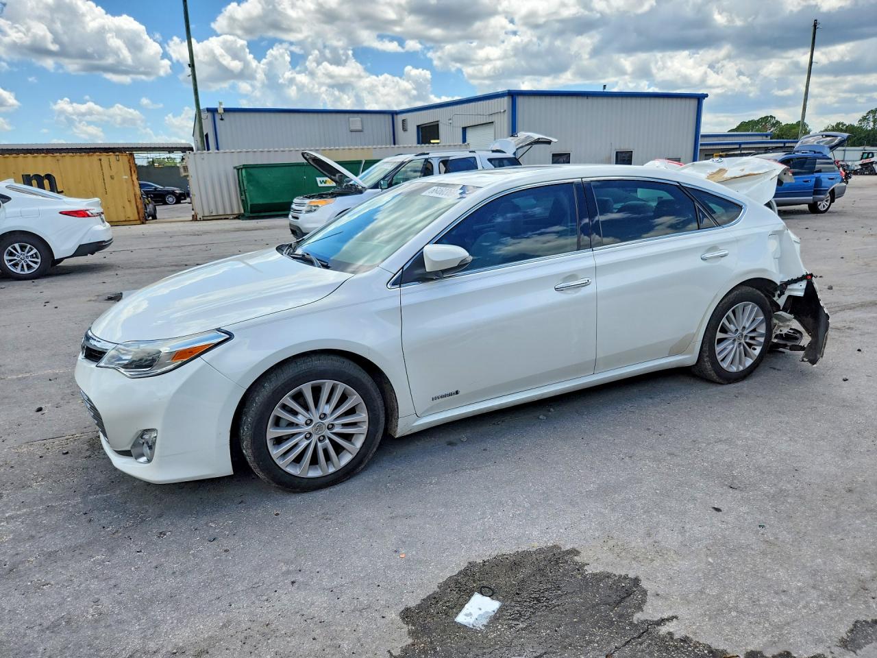 2013 Toyota Avalon Hybrid Xle Touring White vin: 4T1BD1EB6DU012855