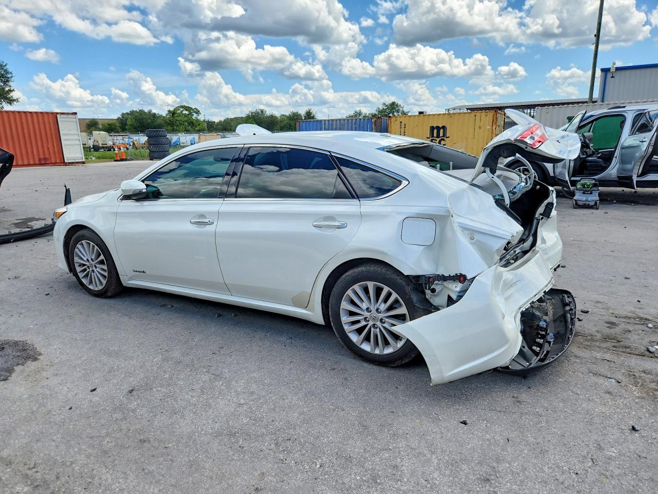 2013 Toyota Avalon Hybrid Xle Touring White vin: 4T1BD1EB6DU012855