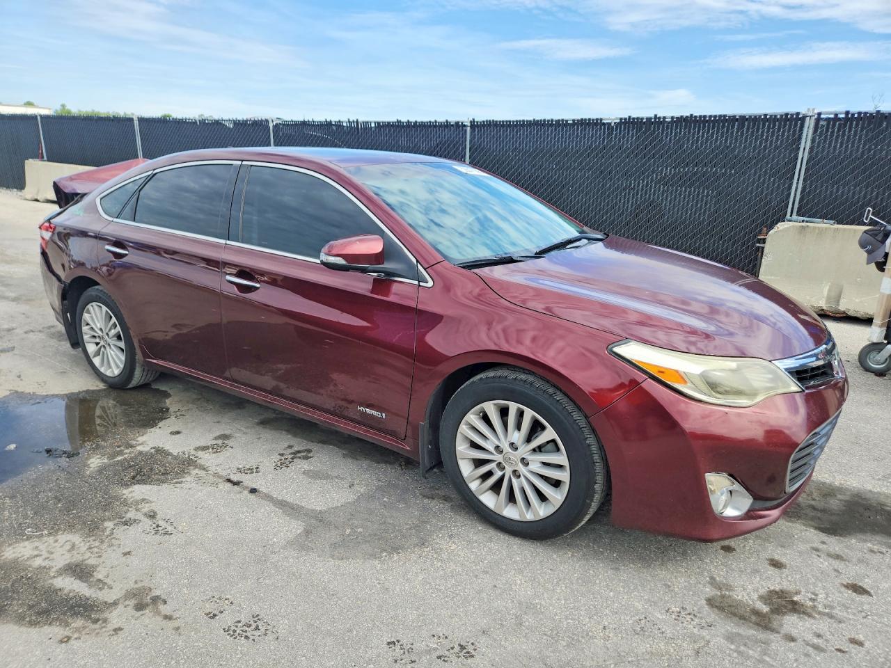 2013 Toyota Avalon Hybrid Limited Burgundy vin: 4T1BD1EB6DU013682