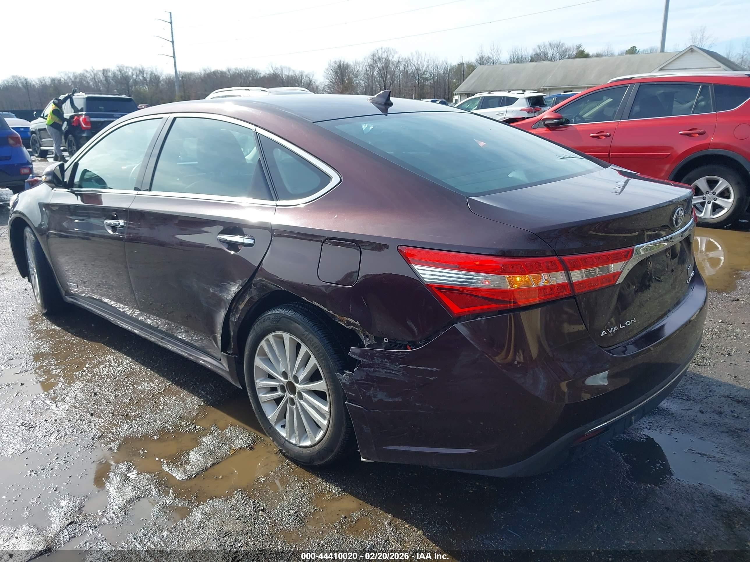 2014 Toyota Avalon Hybrid Limited Burgundy vin: 4T1BD1EB6EU031102