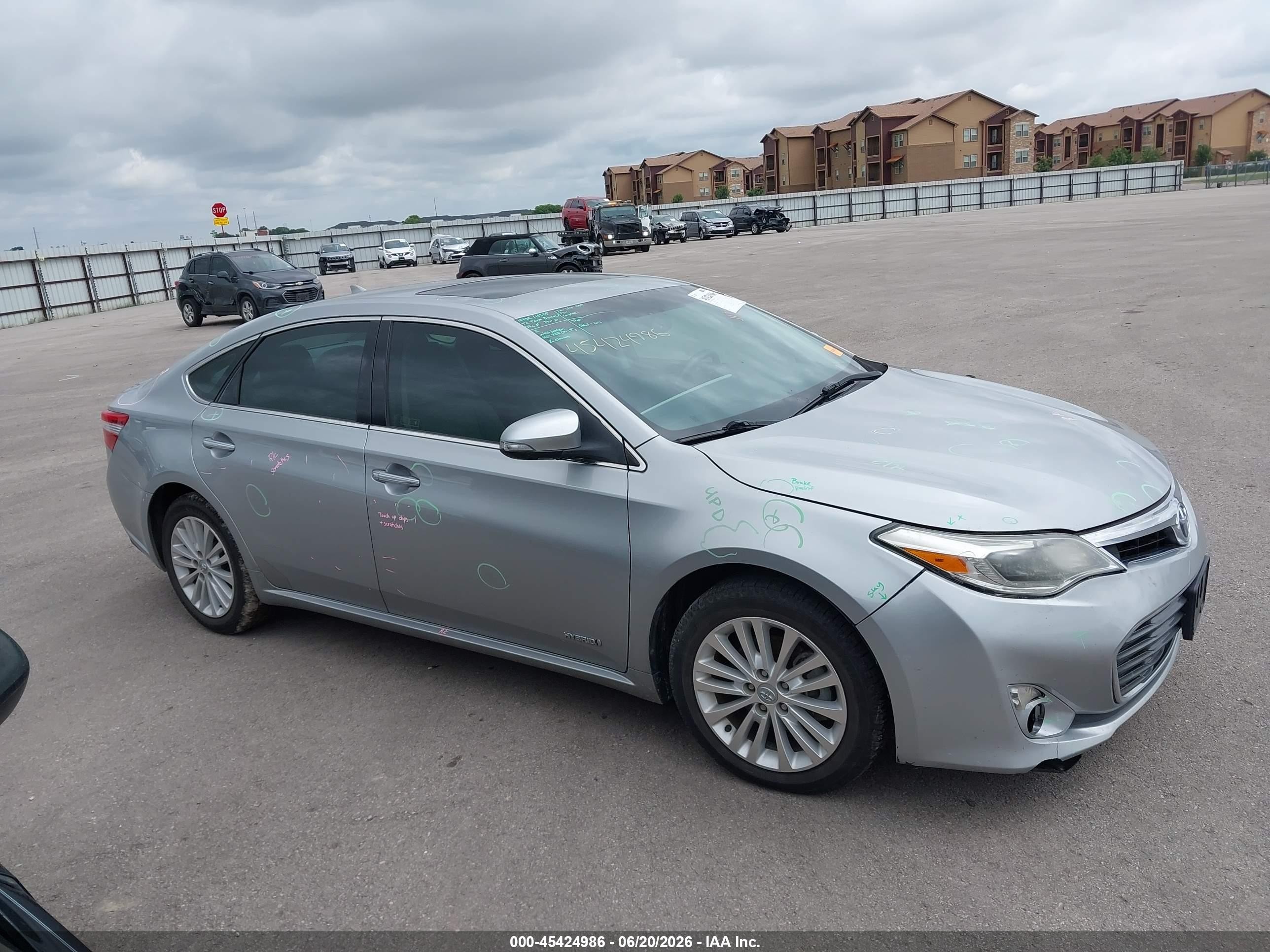 2015 Toyota Avalon Hybrid Limited Серебряный vin: 4T1BD1EB6FU038410