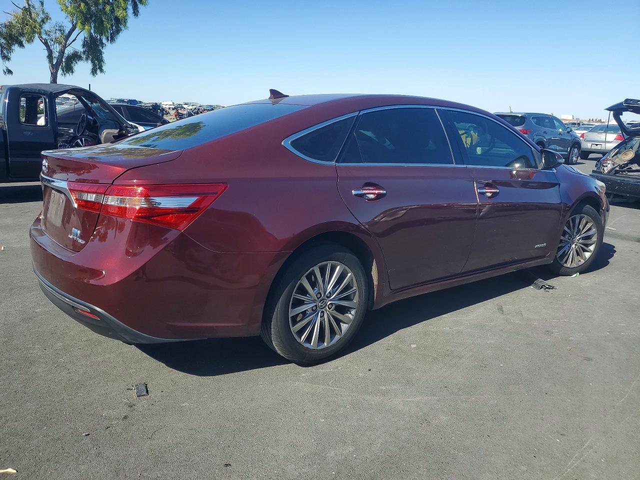 2016 Toyota Avalon Hybrid Limited Burgundy vin: 4T1BD1EB6GU050459