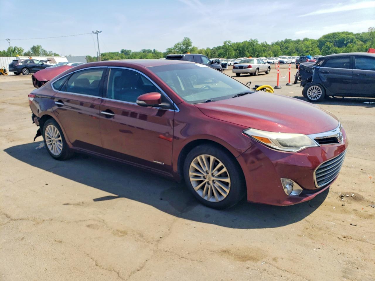 2013 Toyota Avalon Hybrid Limited Burgundy vin: 4T1BD1EB7DU002352