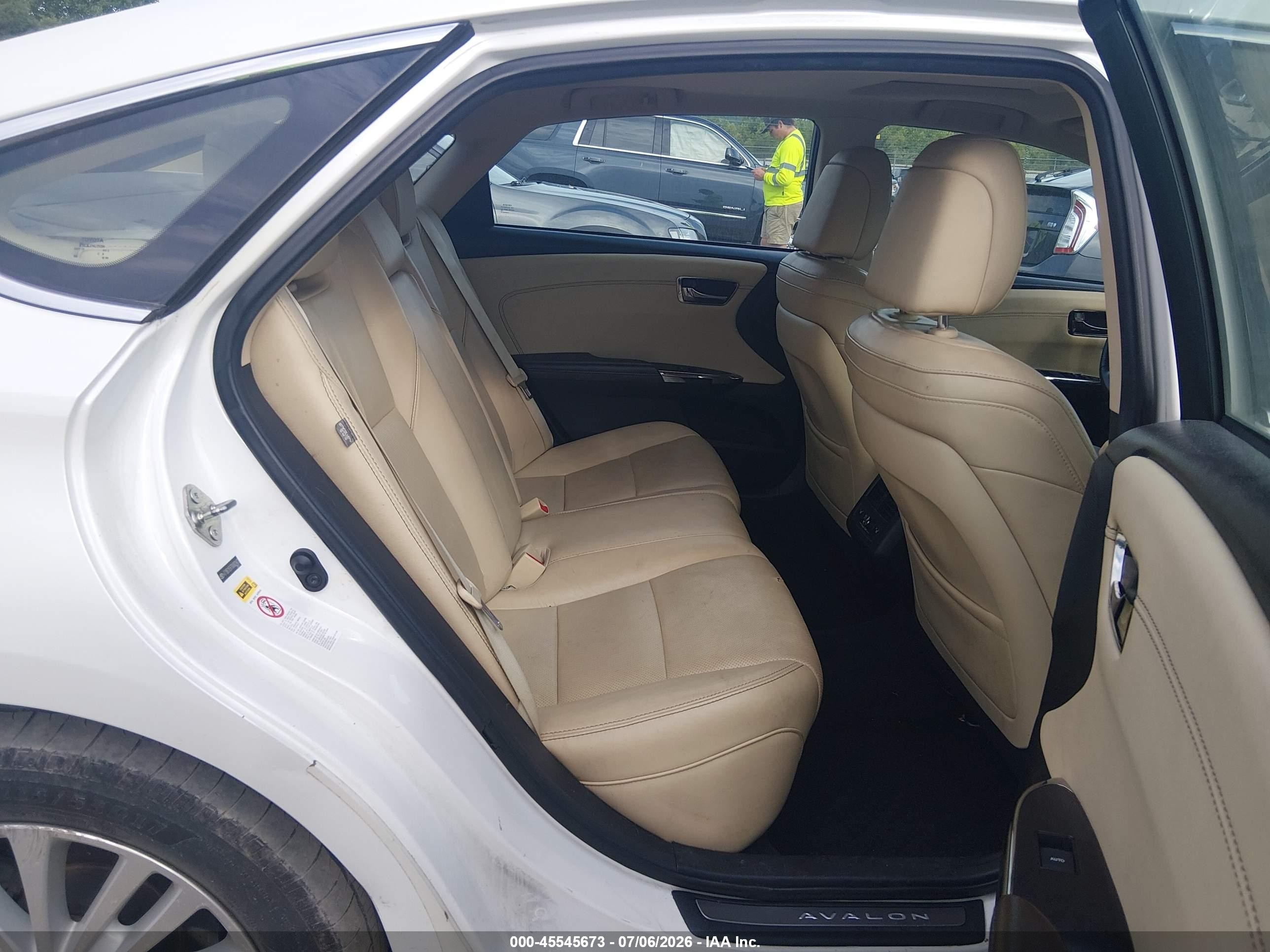 2013 Toyota Avalon Hybrid Limited White vin: 4T1BD1EB7DU002402