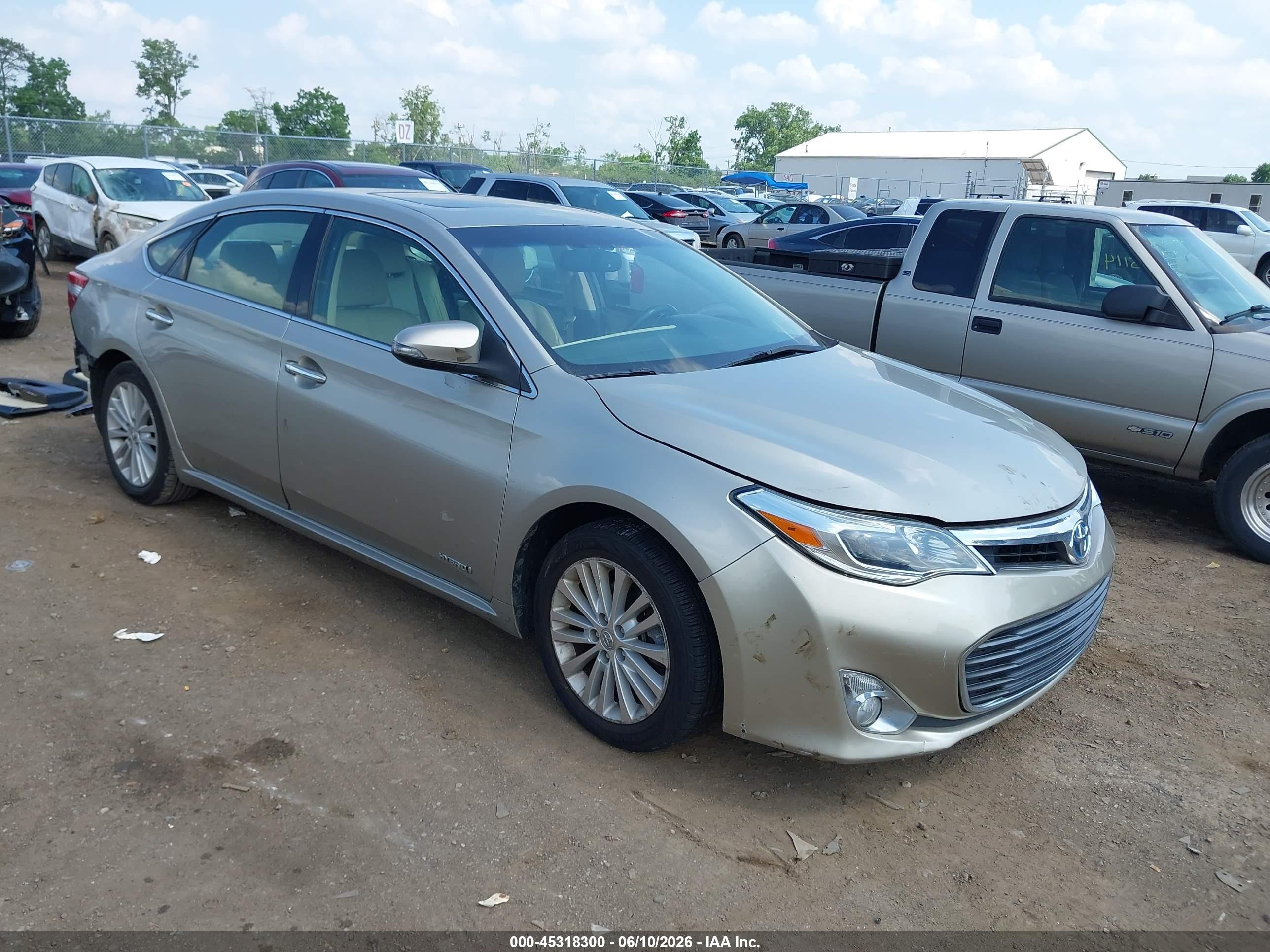 2013 Toyota Avalon Hybrid Xle Touring Beige vin: 4T1BD1EB7DU007230