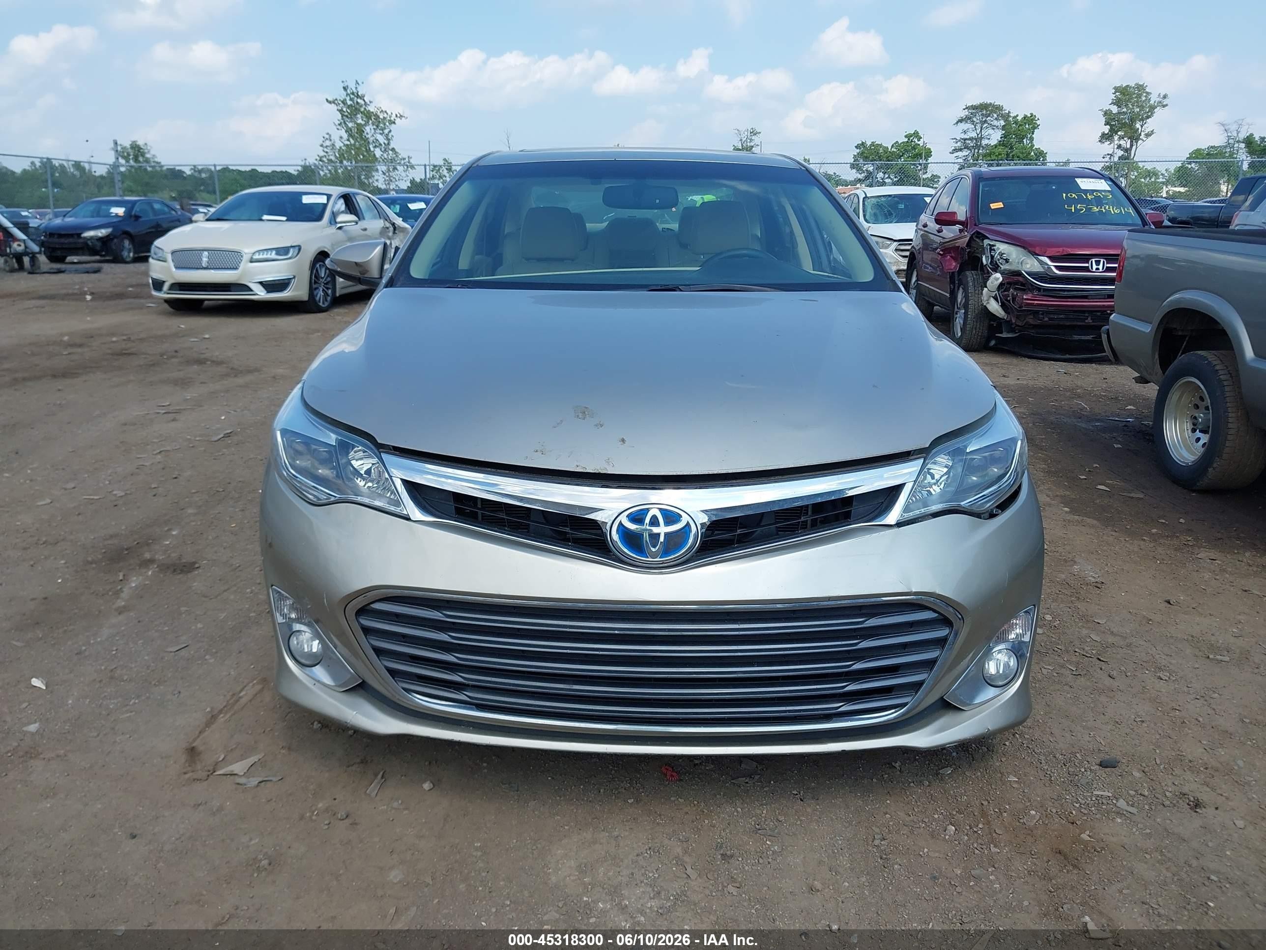 2013 Toyota Avalon Hybrid Xle Touring Beige vin: 4T1BD1EB7DU007230