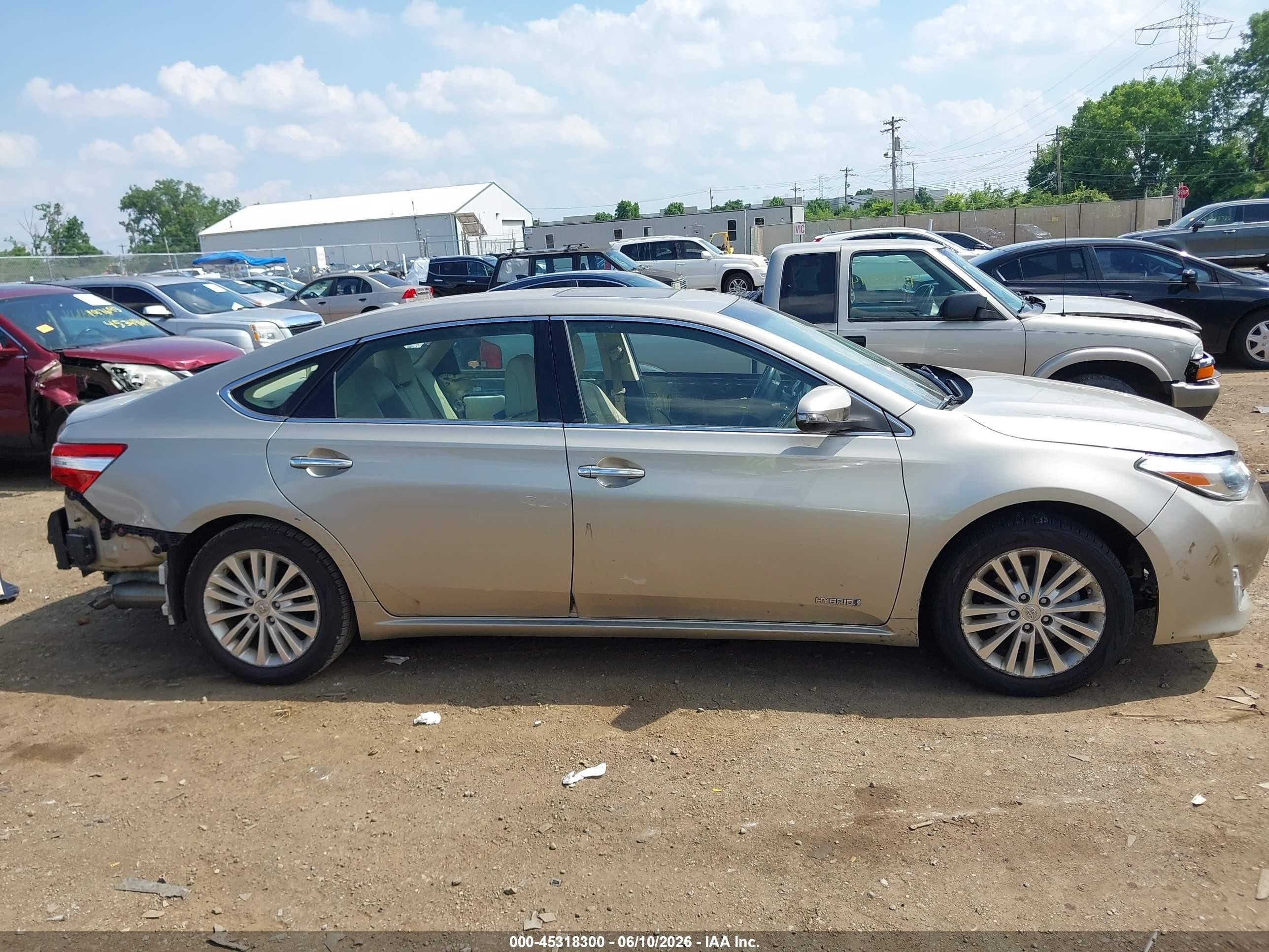 2013 Toyota Avalon Hybrid Xle Touring Beige vin: 4T1BD1EB7DU007230