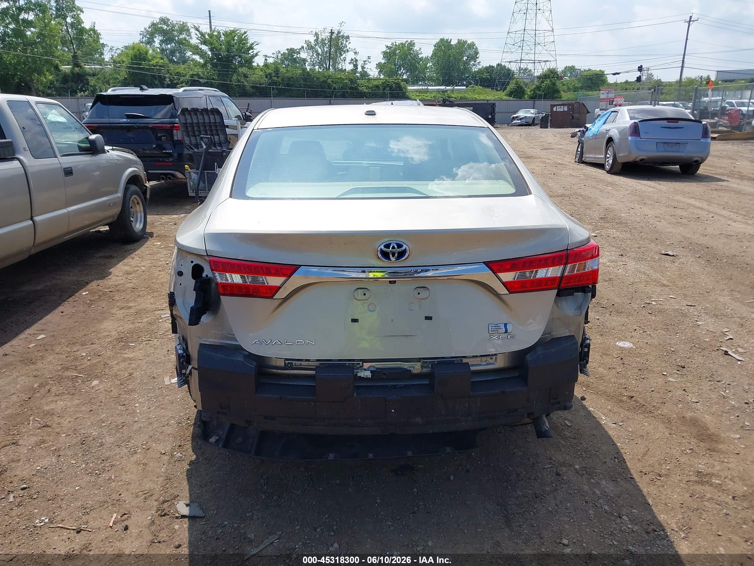 2013 Toyota Avalon Hybrid Xle Touring Beige vin: 4T1BD1EB7DU007230