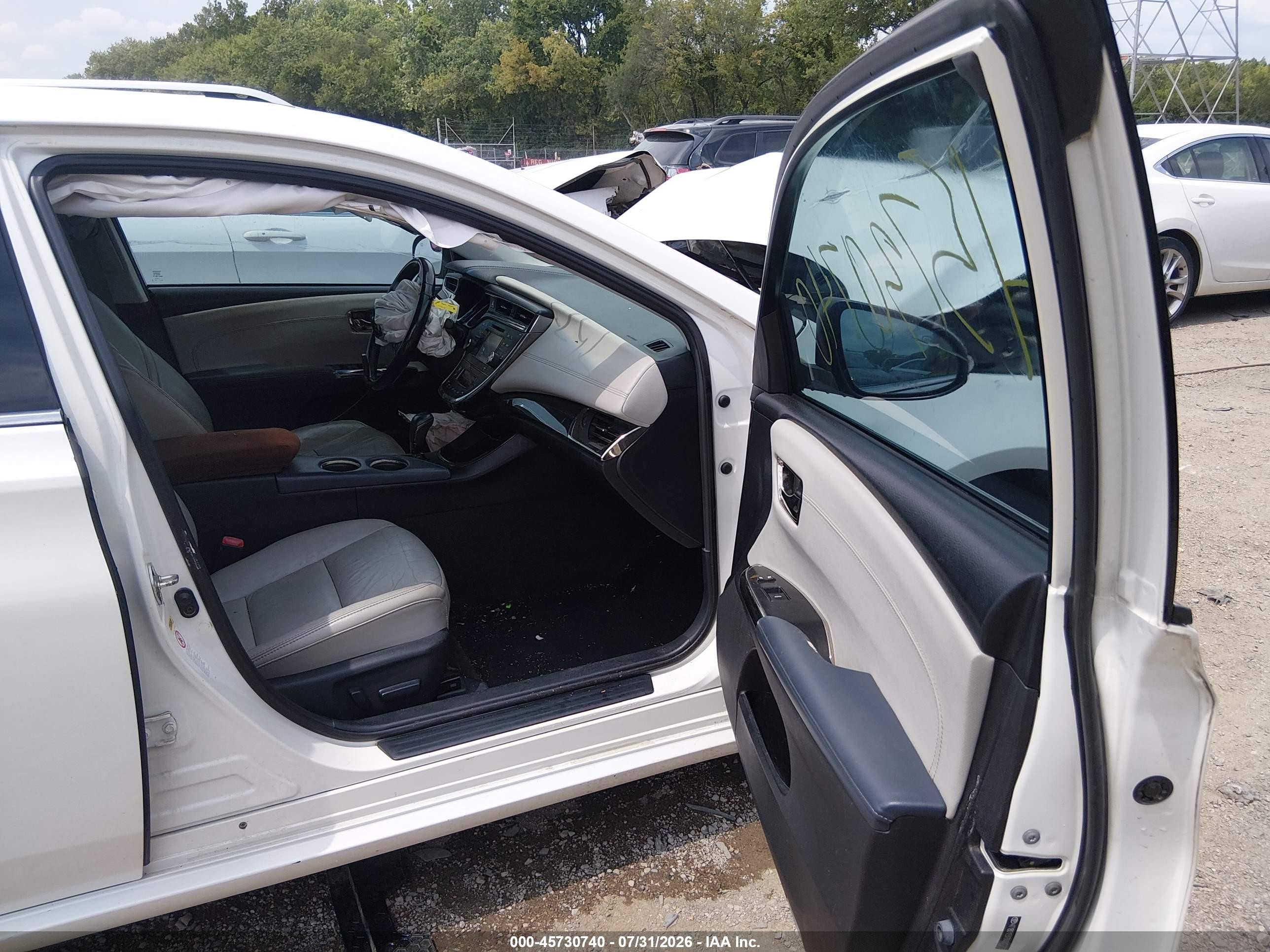 2013 Toyota Avalon Hybrid Xle Touring White vin: 4T1BD1EB7DU017272