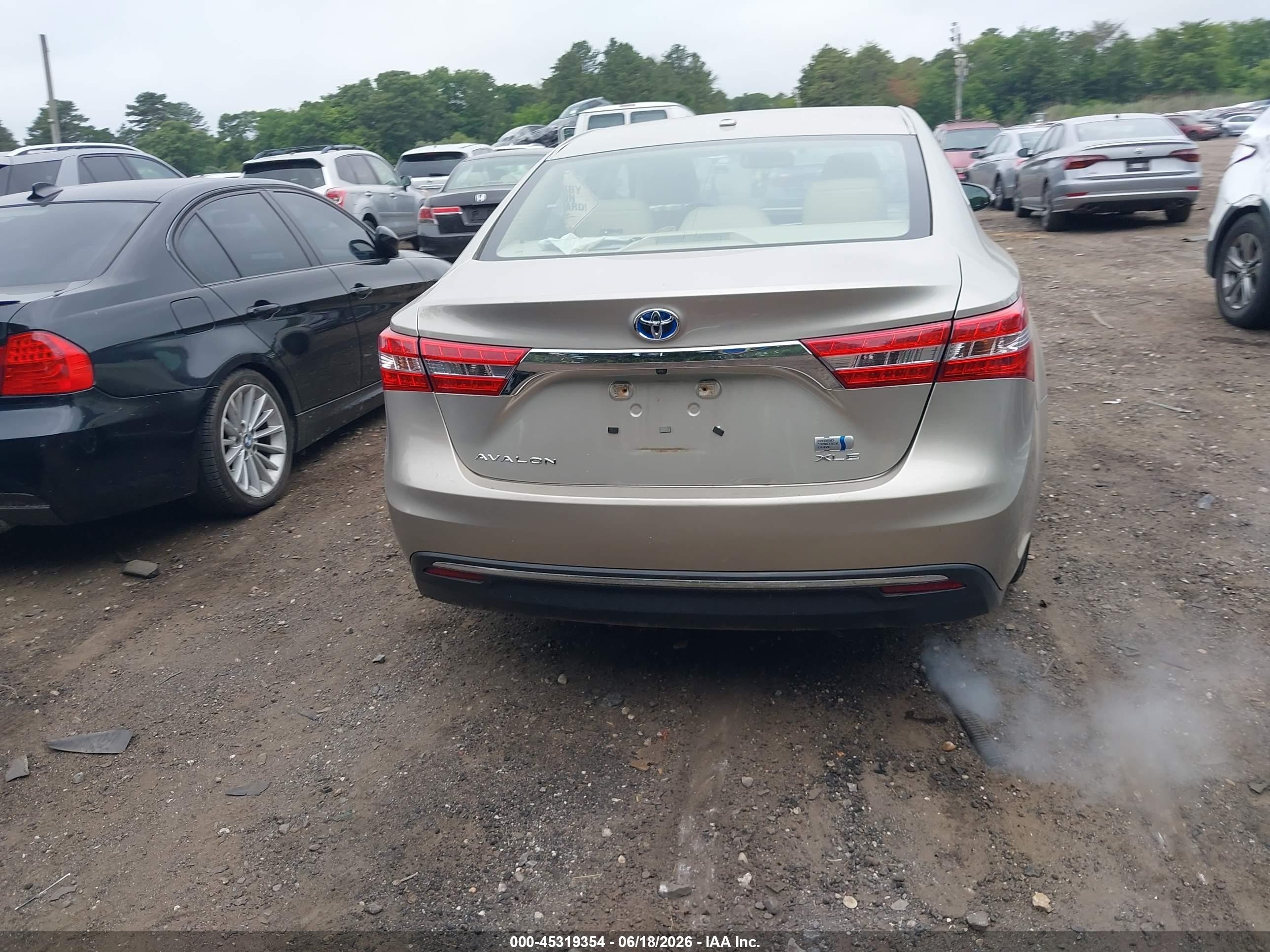 2014 Toyota Avalon Hybrid Xle Touring Beige vin: 4T1BD1EB7EU021226