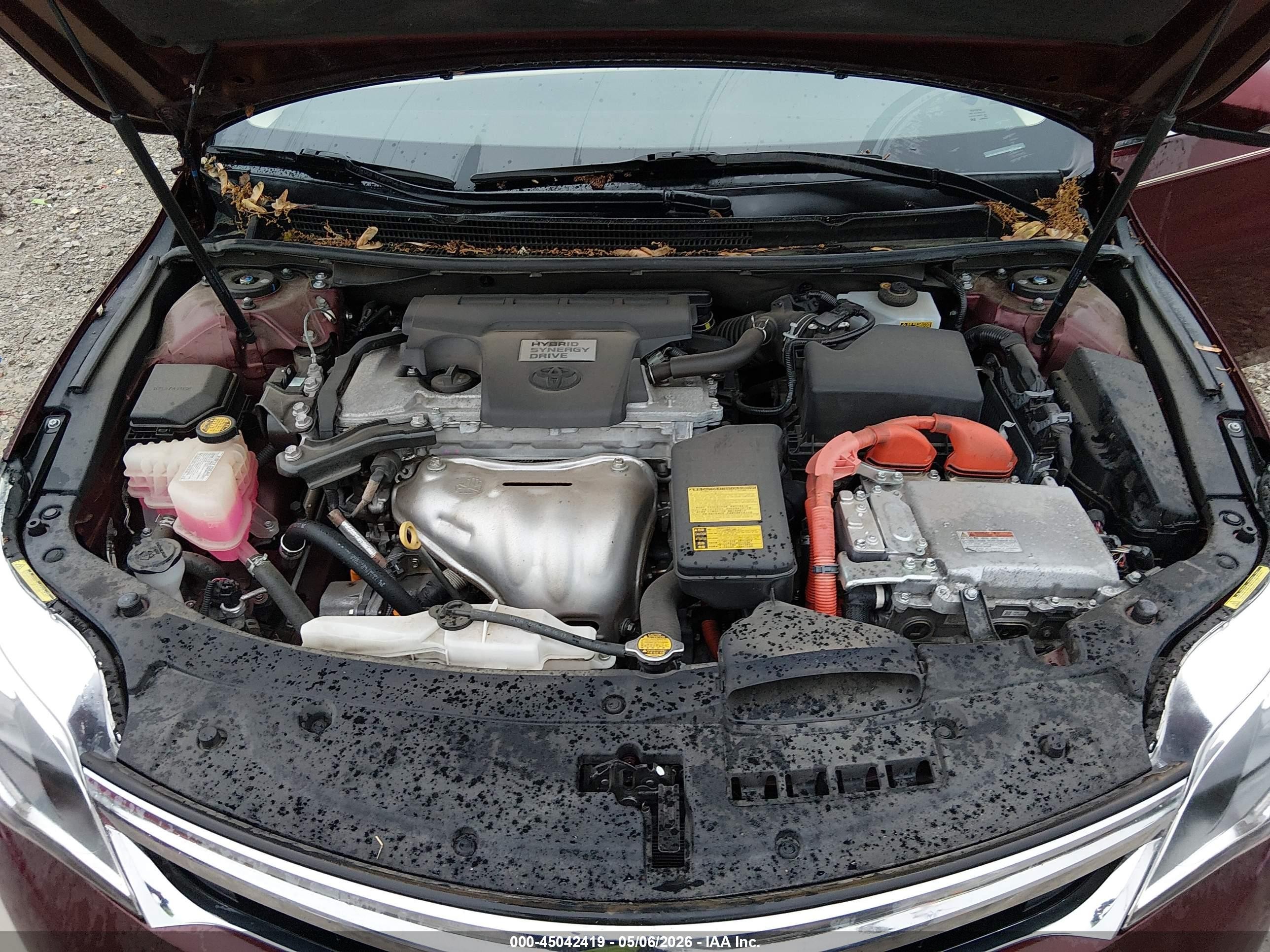 2014 Toyota Avalon Hybrid Limited Maroon vin: 4T1BD1EB7EU022537