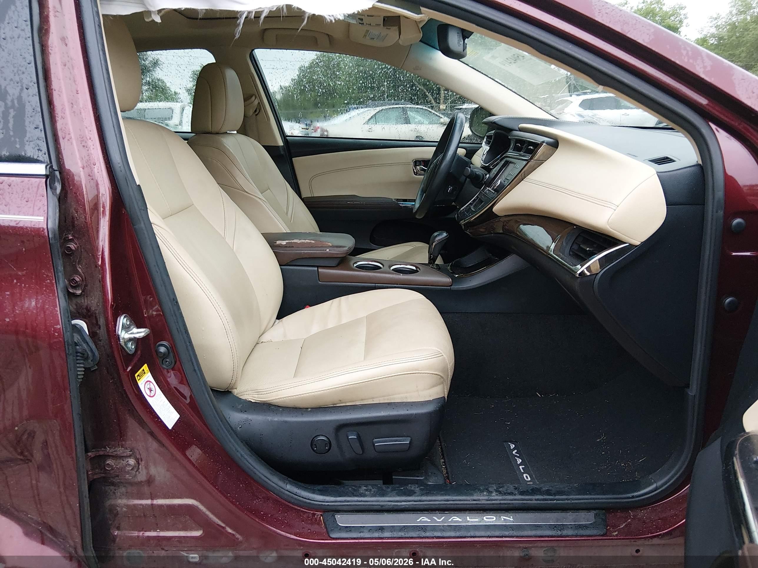 2014 Toyota Avalon Hybrid Limited Maroon vin: 4T1BD1EB7EU022537