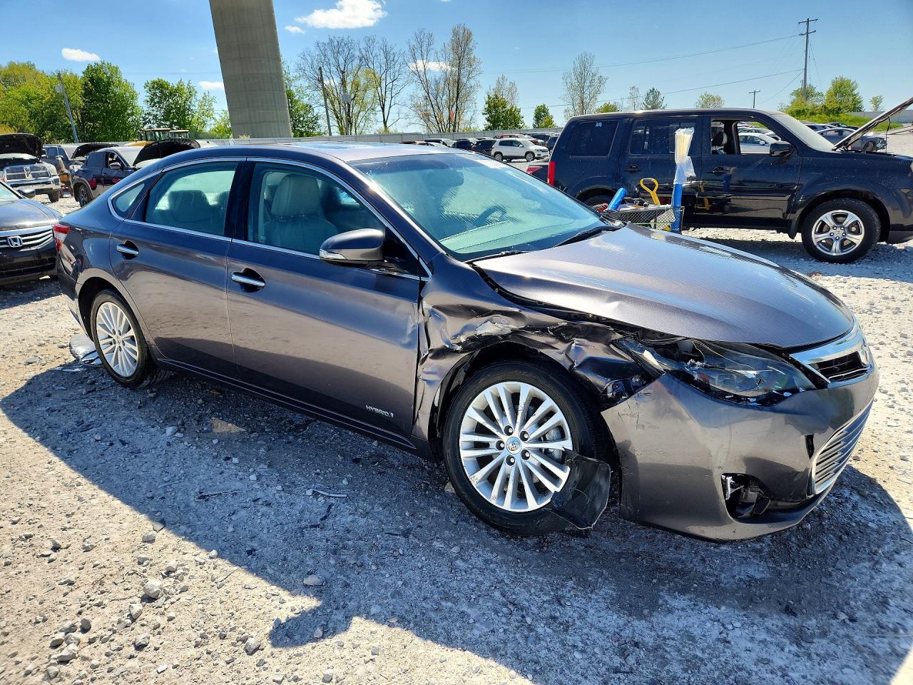2014 Toyota Avalon Hybrid Xle Premium Gray vin: 4T1BD1EB7EU029620