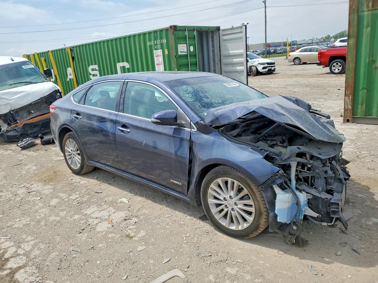 2014 Toyota Avalon Hybrid Xle Touring Синий vin: 4T1BD1EB7EU031013