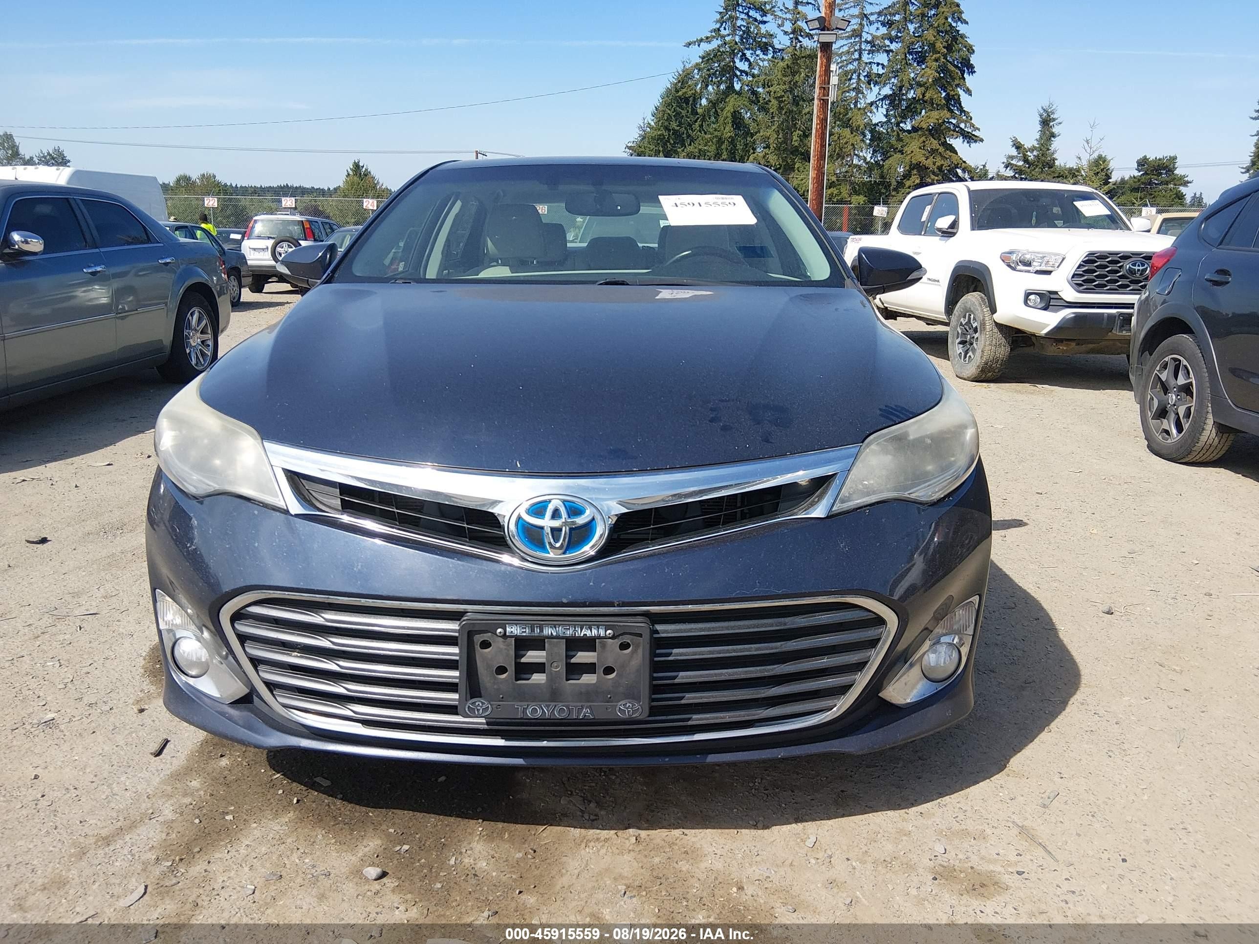 2014 Toyota Avalon Hybrid Xle Touring Dark Blue vin: 4T1BD1EB7EU034266