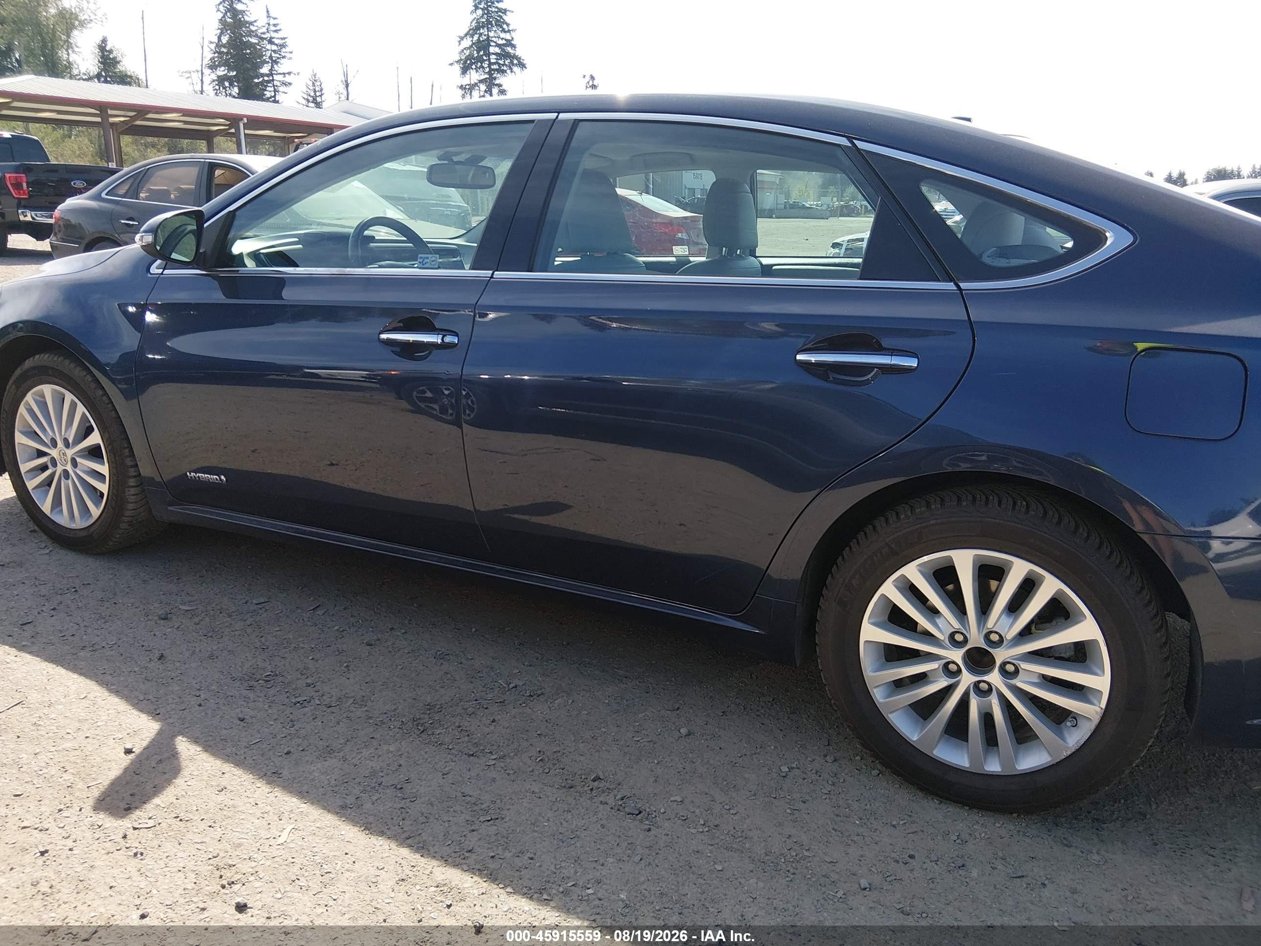 2014 Toyota Avalon Hybrid Xle Touring Dark Blue vin: 4T1BD1EB7EU034266