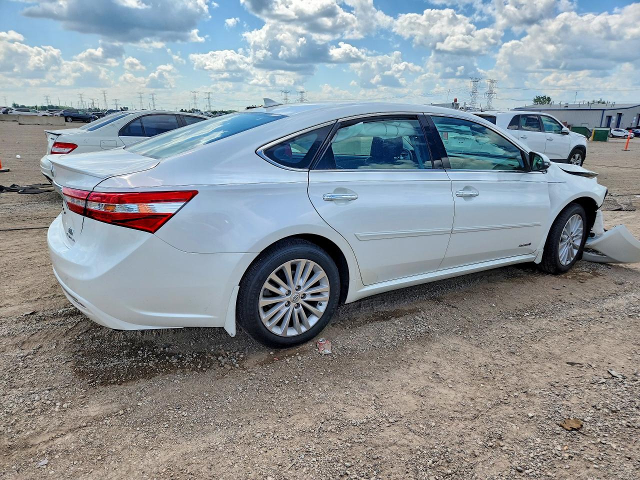 2015 Toyota Avalon Hybrid Limited White vin: 4T1BD1EB7FU038089