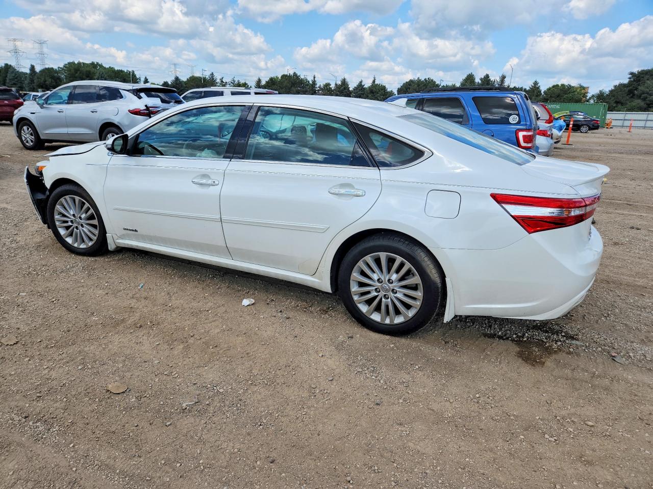 2015 Toyota Avalon Hybrid Limited White vin: 4T1BD1EB7FU038089