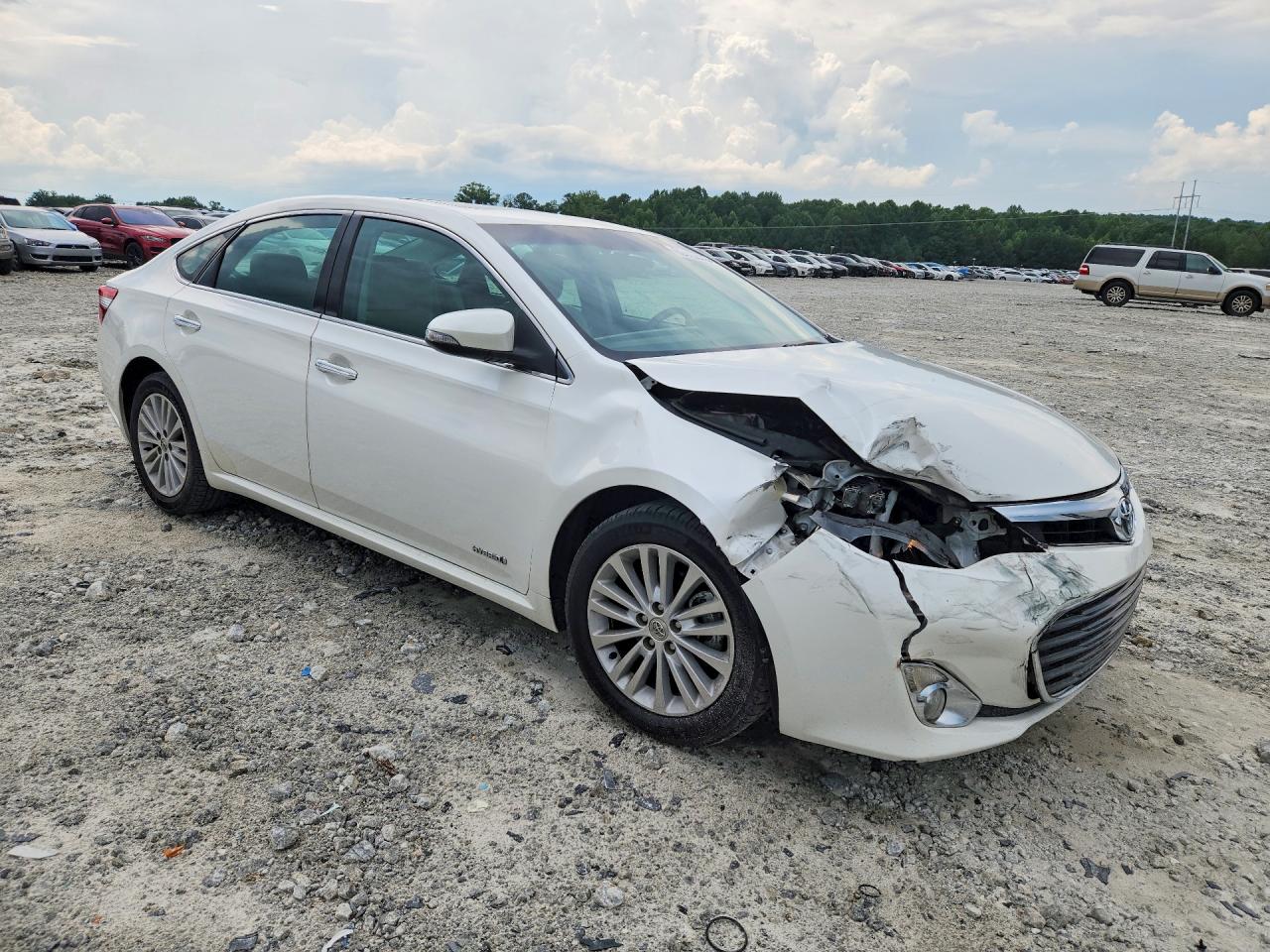 2015 Toyota Avalon Hybrid Xle Touring White vin: 4T1BD1EB7FU041140