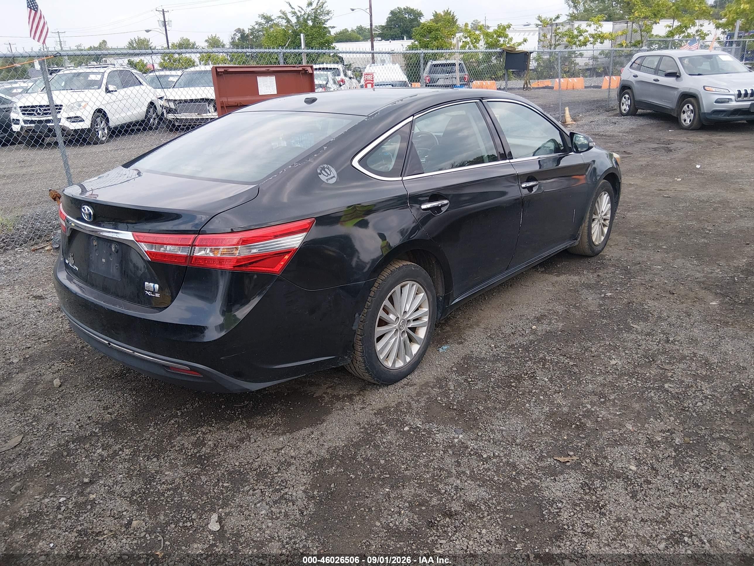 2015 Toyota Avalon Hybrid Xle Premium Black vin: 4T1BD1EB7FU041641