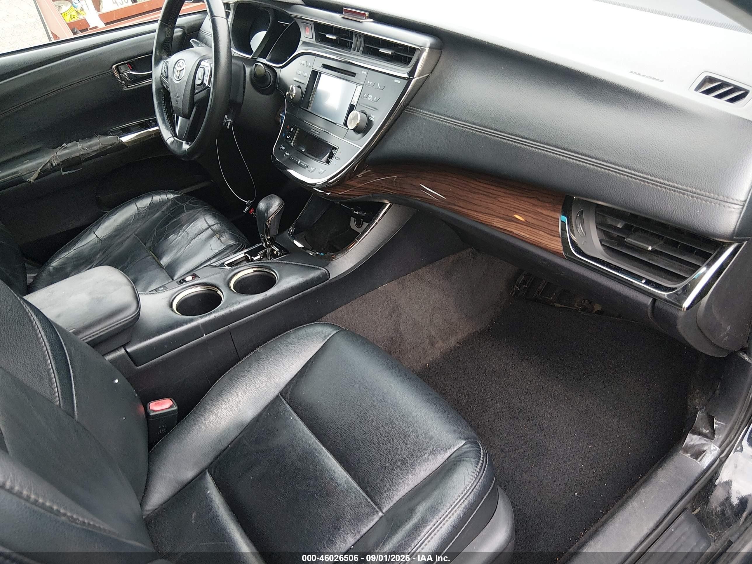 2015 Toyota Avalon Hybrid Xle Premium Black vin: 4T1BD1EB7FU041641