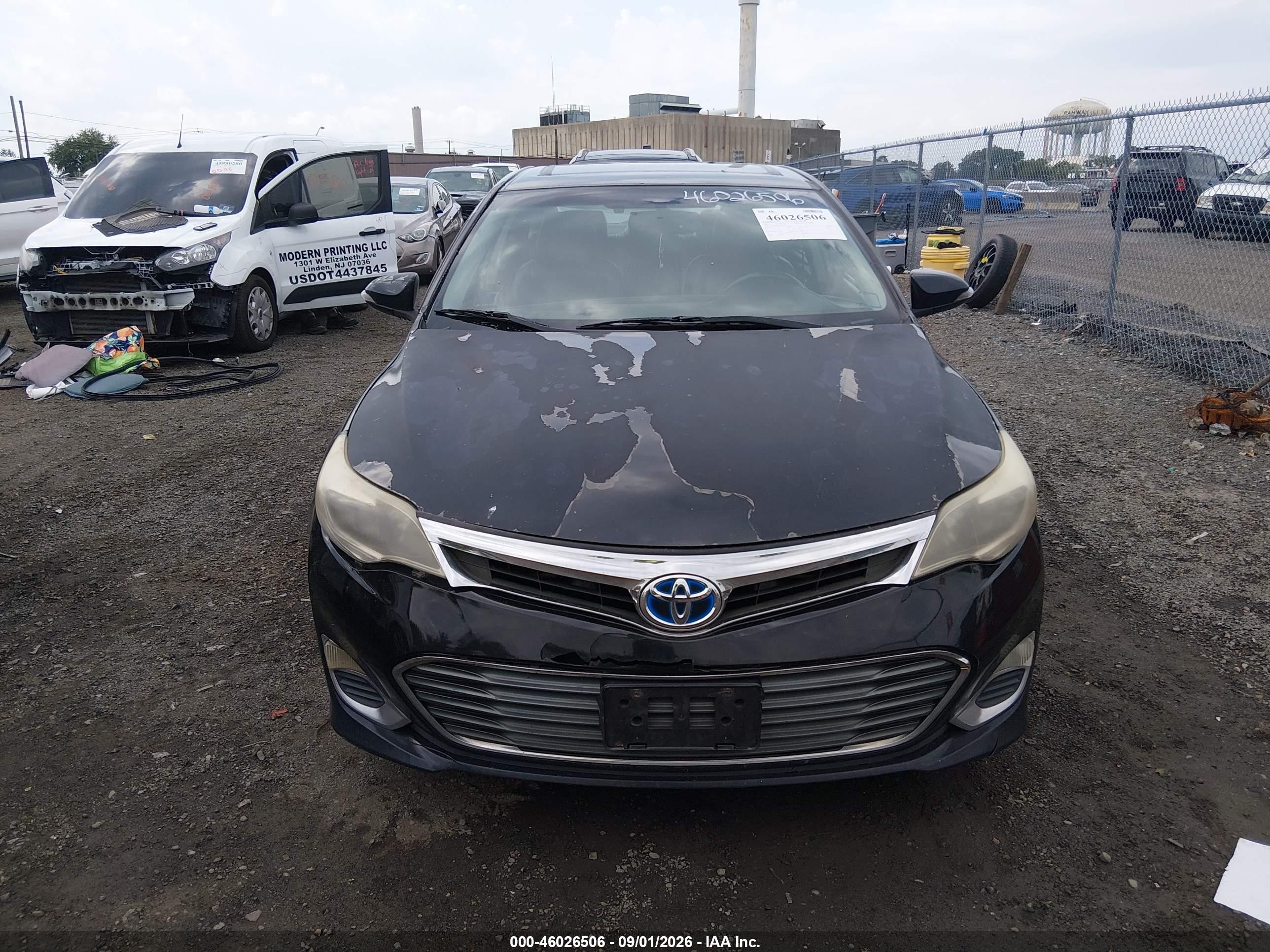 2015 Toyota Avalon Hybrid Xle Premium Black vin: 4T1BD1EB7FU041641