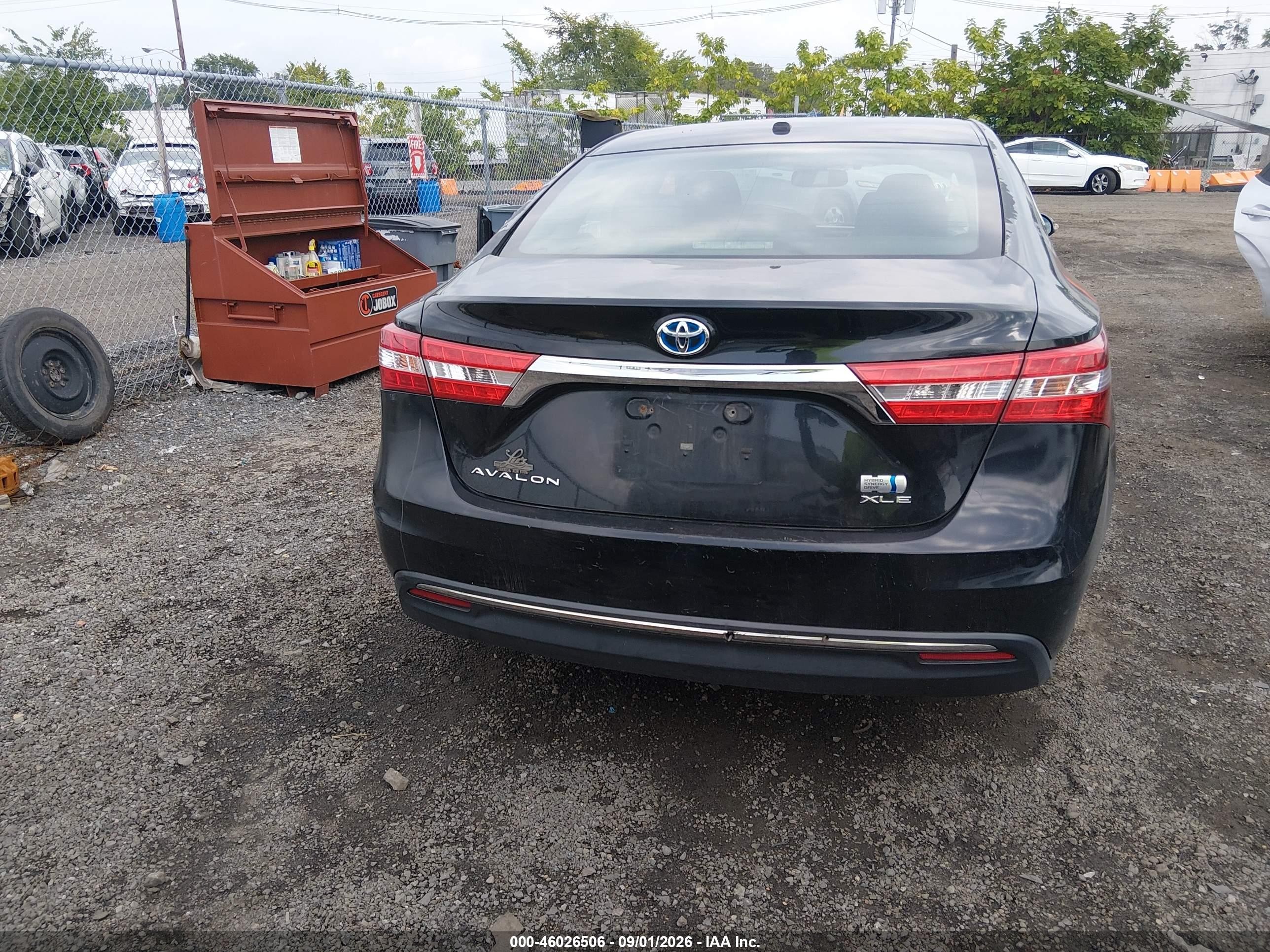 2015 Toyota Avalon Hybrid Xle Premium Black vin: 4T1BD1EB7FU041641