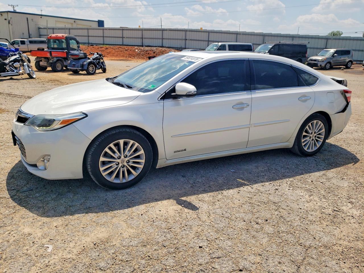 2015 Toyota Avalon Hybrid Limited White vin: 4T1BD1EB7FU044913