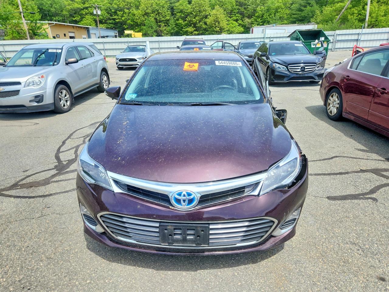 2015 Toyota Avalon Hybrid Xle Premium Maroon vin: 4T1BD1EB7FU045608
