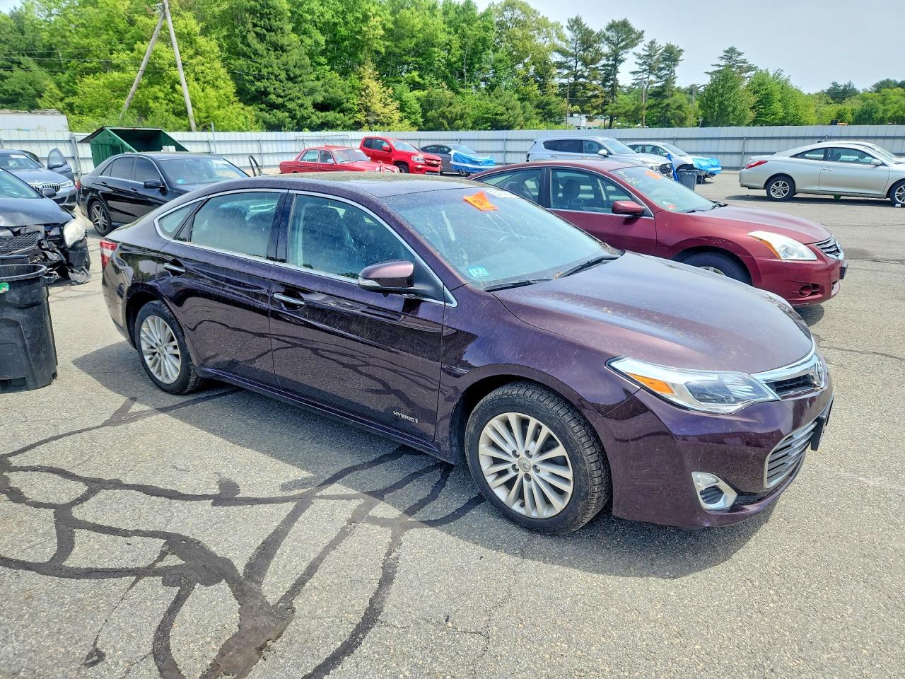 2015 Toyota Avalon Hybrid Xle Premium Maroon vin: 4T1BD1EB7FU045608