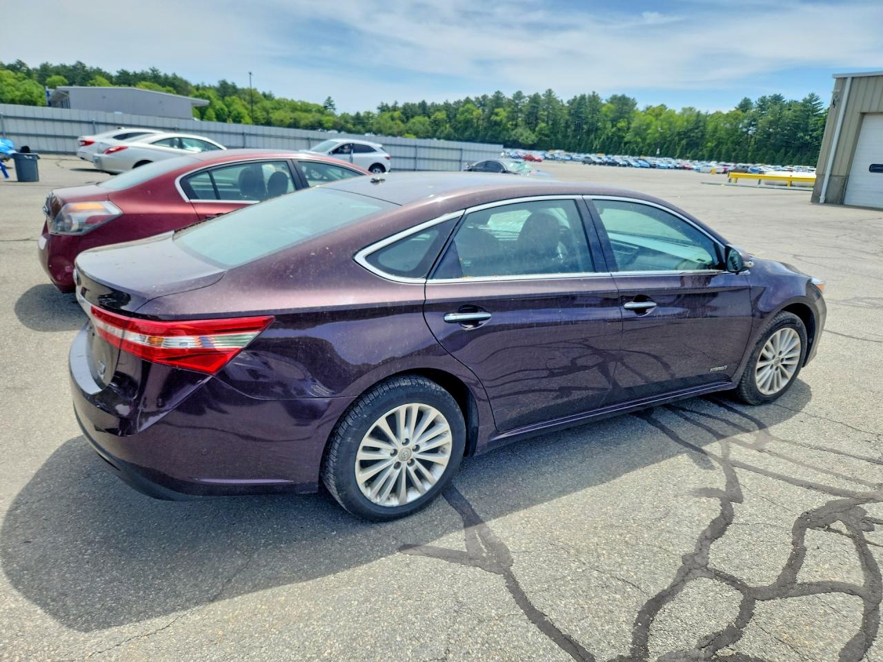 2015 Toyota Avalon Hybrid Xle Premium Maroon vin: 4T1BD1EB7FU045608