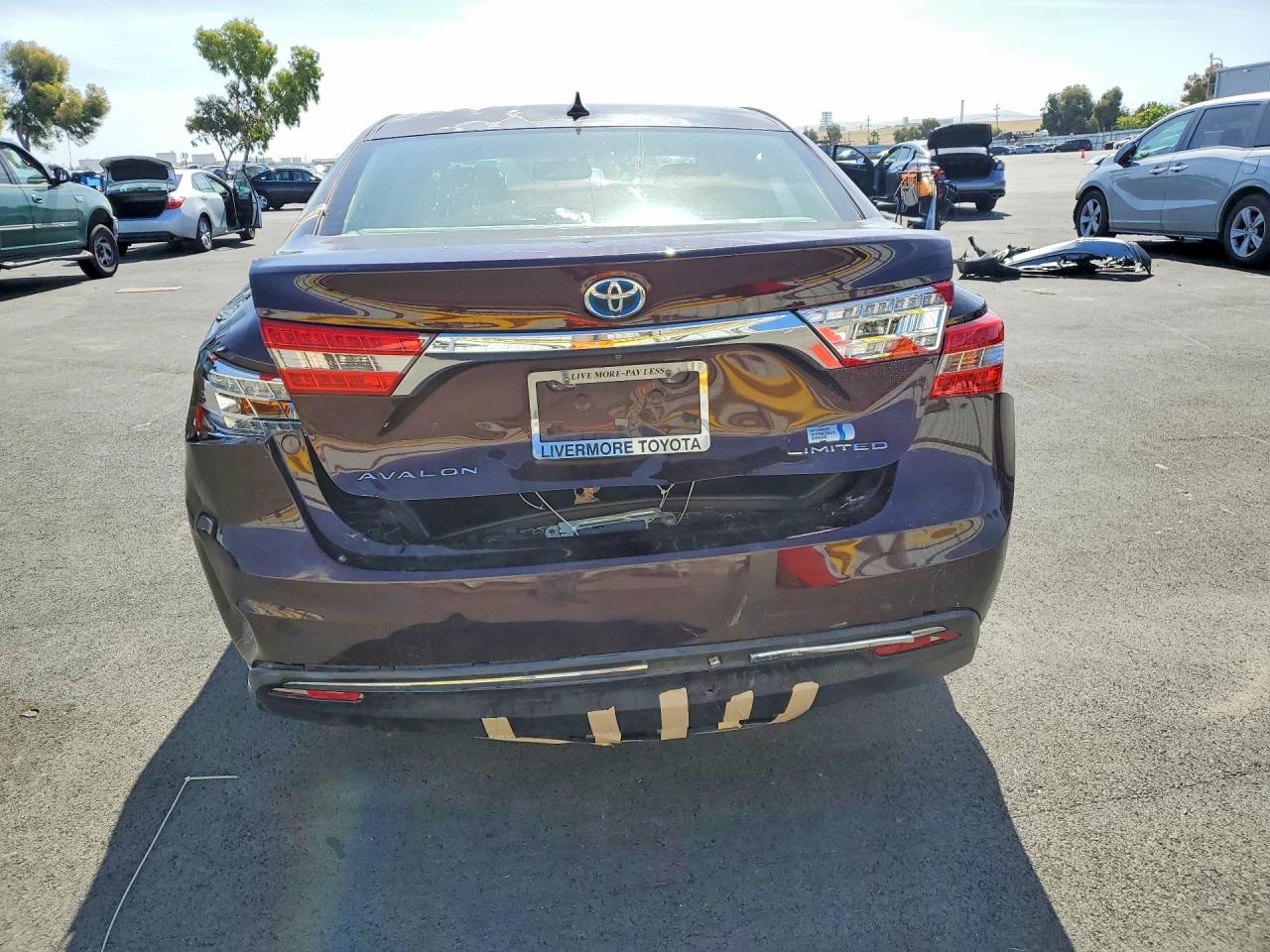 2013 Toyota Avalon Hybrid Limited Maroon vin: 4T1BD1EB8DU002067