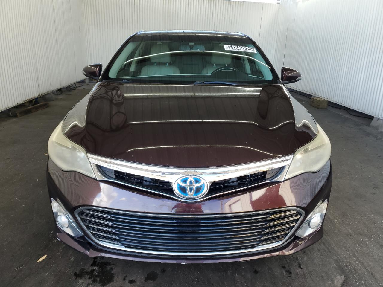 2013 Toyota Avalon Hybrid Limited Burgundy vin: 4T1BD1EB8DU014381 Damage: Left Head Lamp, Faded, Repair Required