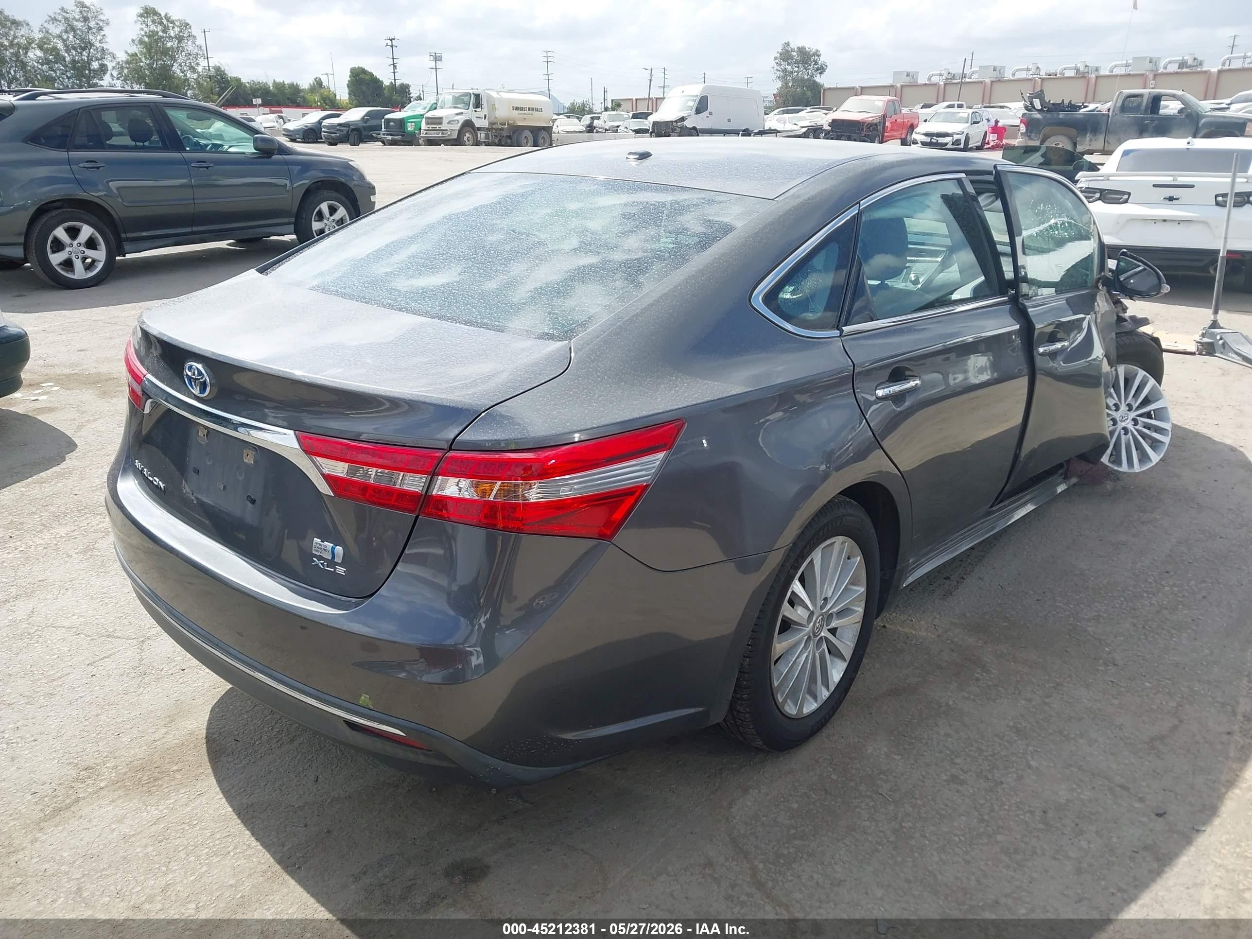 2013 Toyota Avalon Hybrid Xle Touring Gray vin: 4T1BD1EB8DU017703