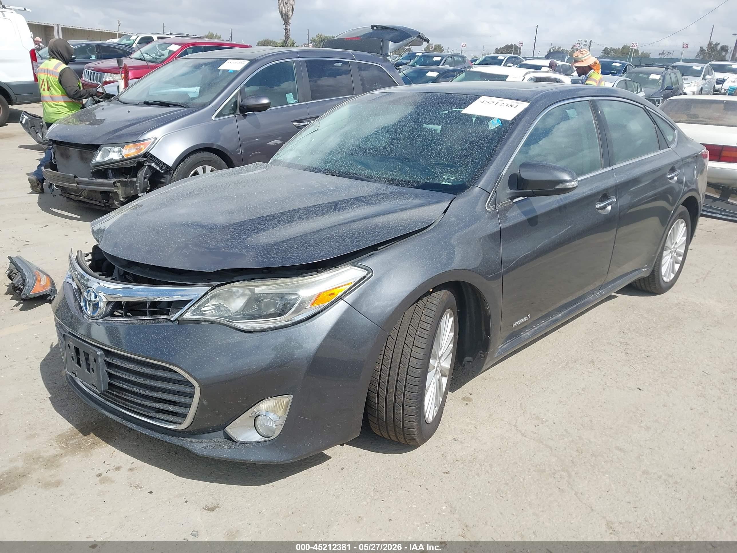 2013 Toyota Avalon Hybrid Xle Touring Gray vin: 4T1BD1EB8DU017703