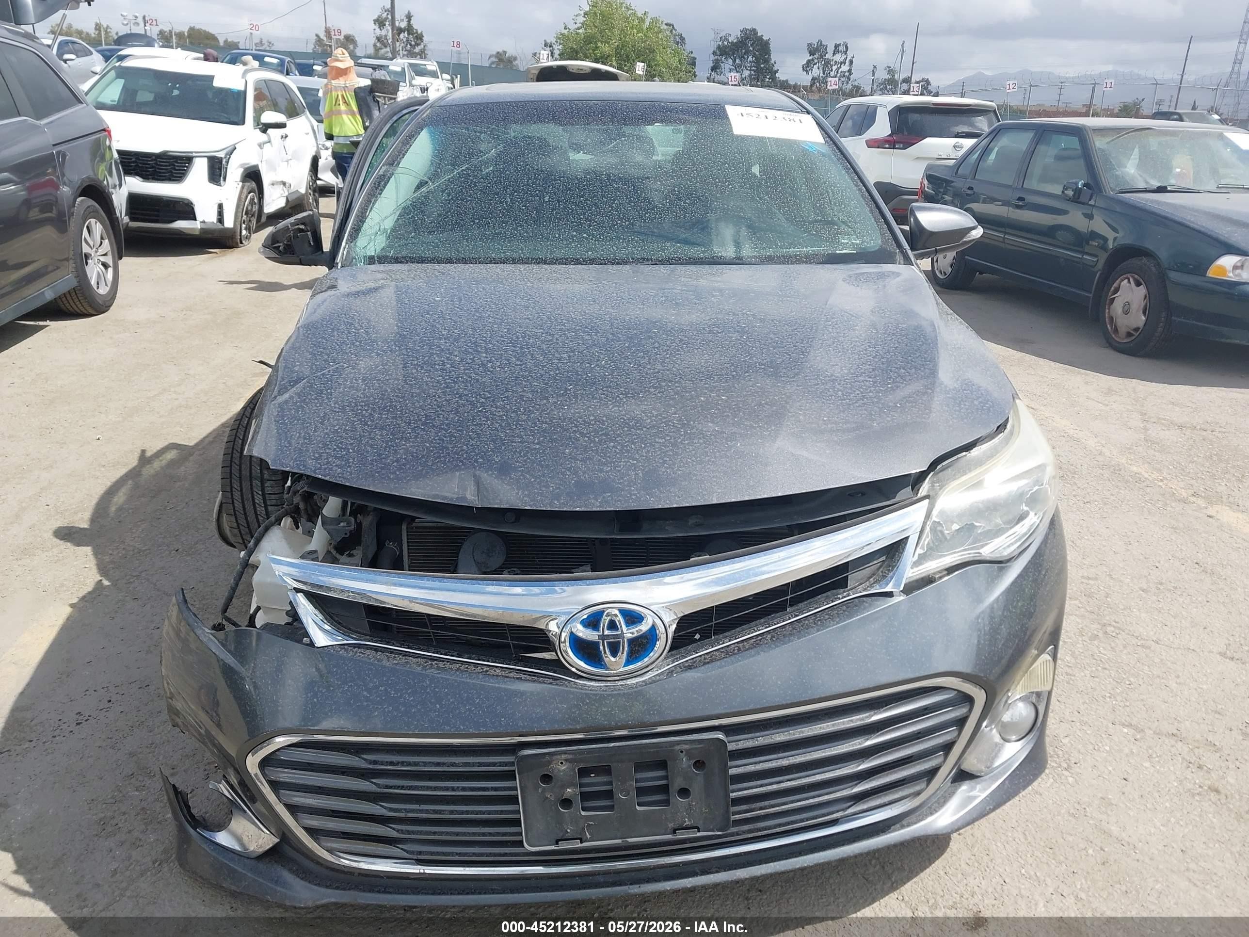 2013 Toyota Avalon Hybrid Xle Touring Gray vin: 4T1BD1EB8DU017703