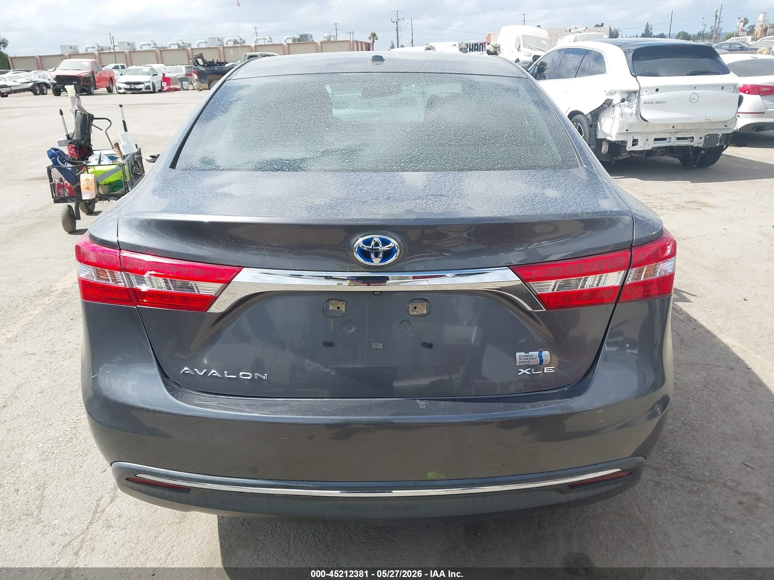 2013 Toyota Avalon Hybrid Xle Touring Gray vin: 4T1BD1EB8DU017703