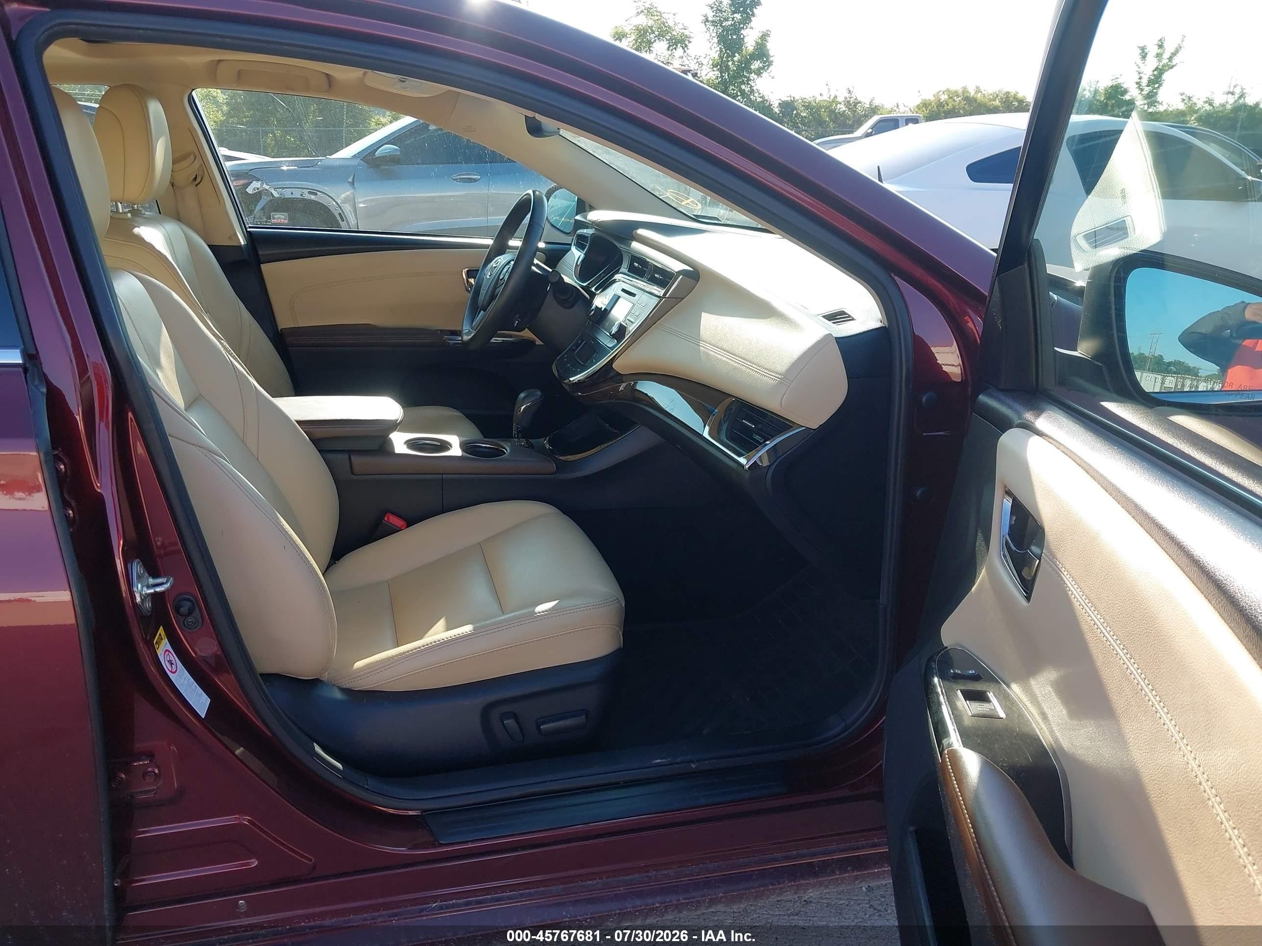 2014 Toyota Avalon Hybrid Xle Touring Maroon vin: 4T1BD1EB8EU019484