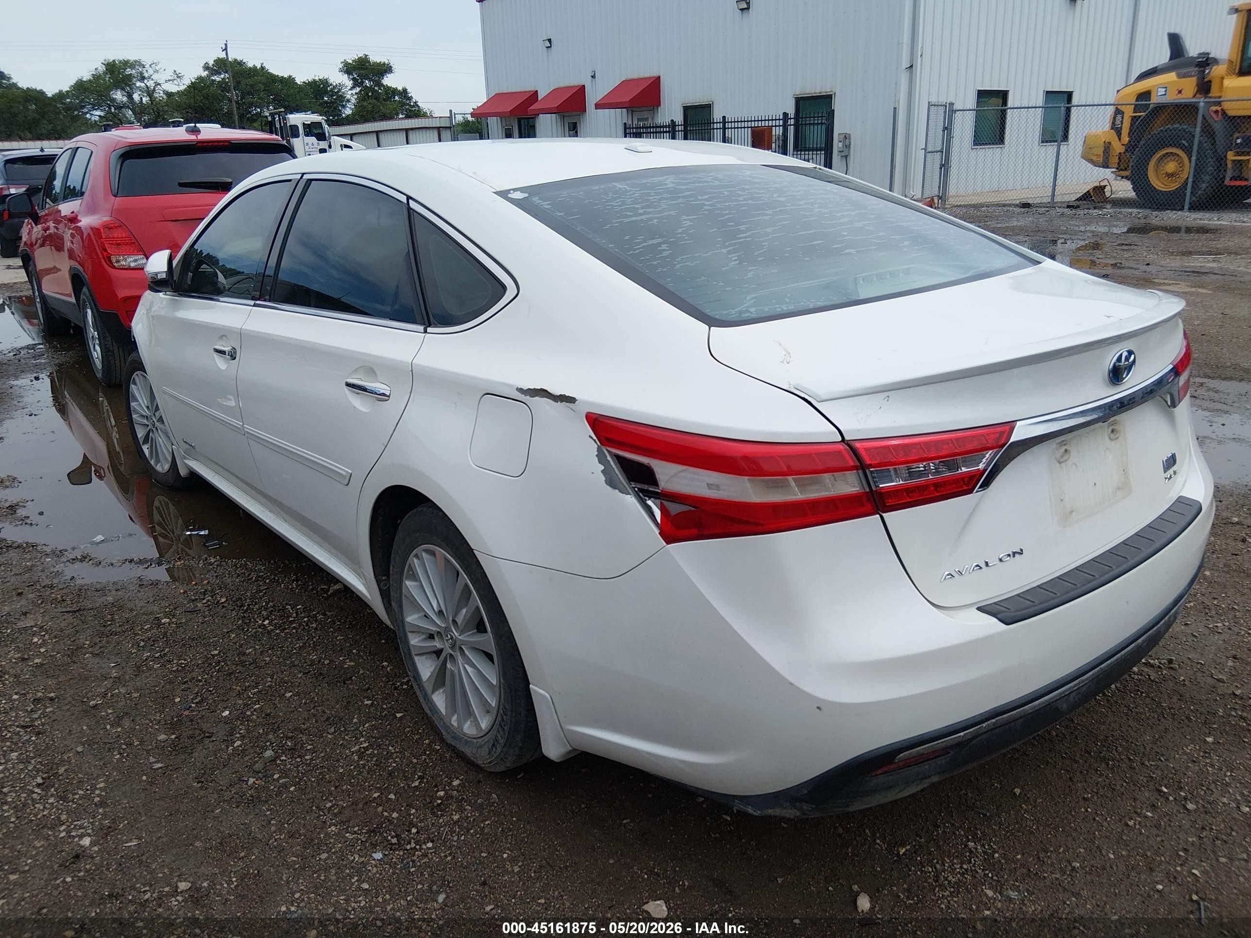 2014 Toyota Avalon Hybrid Xle Touring White vin: 4T1BD1EB8EU023504